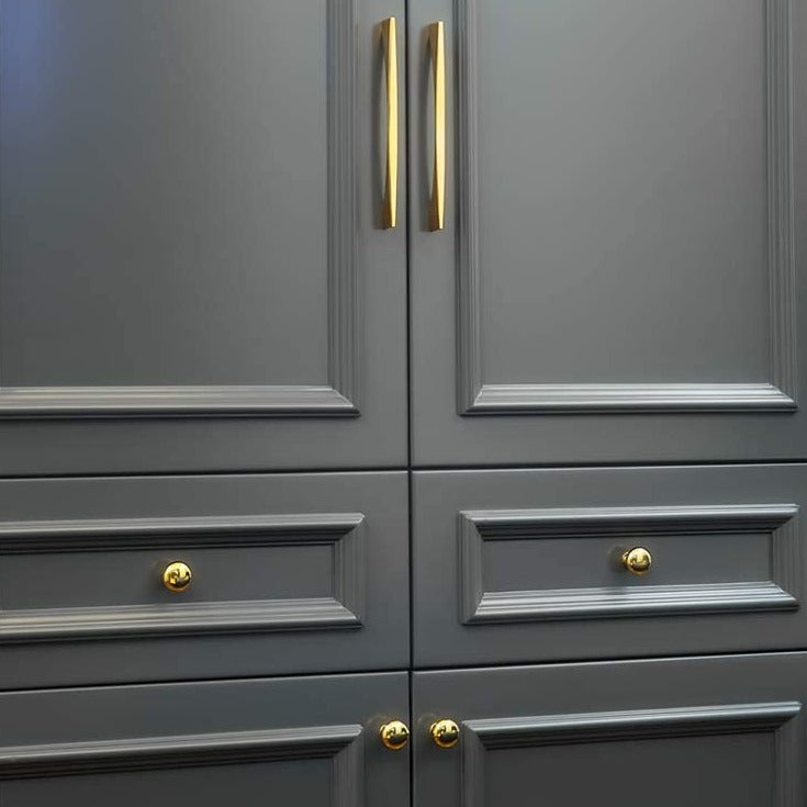 Goo-Ki Stylish Modern Cabinet Pull Wardrobe Knobs for Bedroom 6 Pack