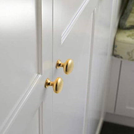 Goo-Ki Stylish Modern Cabinet Pull Wardrobe Knobs for Bedroom 6 Pack
