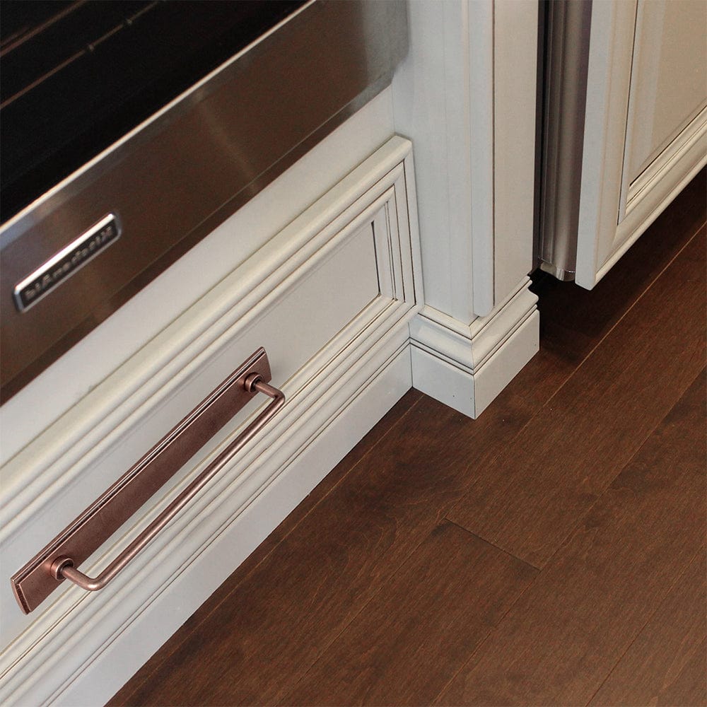 2 Pack Cabinet Bar Pulls with Back Plate Vintage Drawer Handles Home Improvement Hardware
