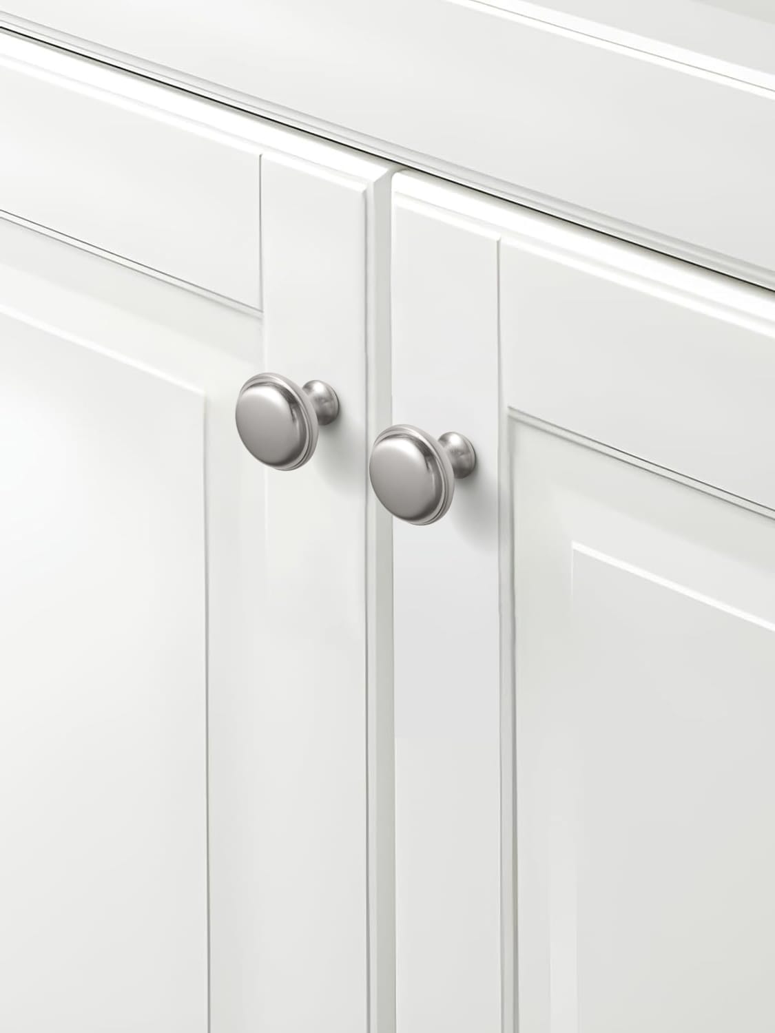 Classic Mushroom Cabinet Knob Zinc Alloy Round Cabinet Knob with Backplate for Kitchen Cabinet