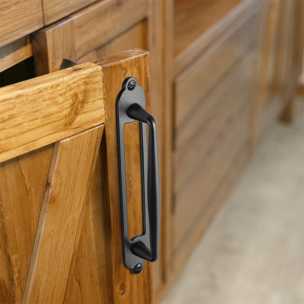 2 Pack Vintage Zinc Alloy Cabinet Pulls with Back Plate - Furniture Handles for Kitchen Cupboards