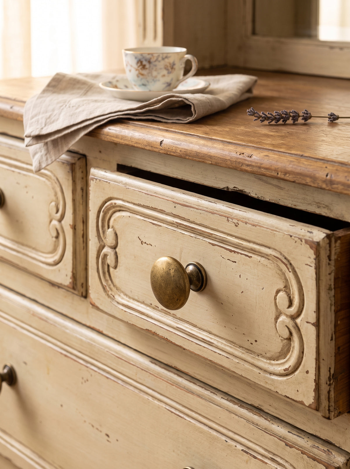 Antique Drawer Pulls Solid Retro Bar Pull Furniture Hardware for Kitchen