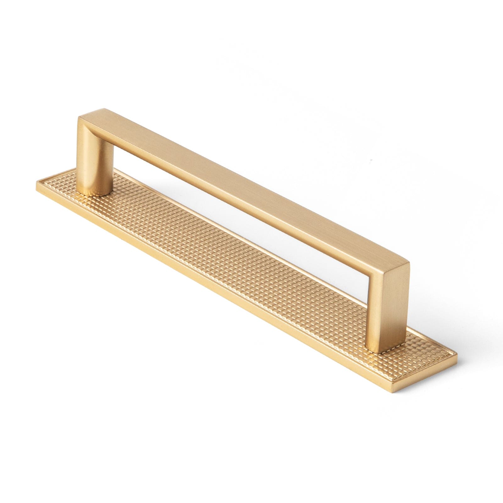 2 Pack Long Cabinet Bar Pulls with Back Plates Solid Drawer Handles Set