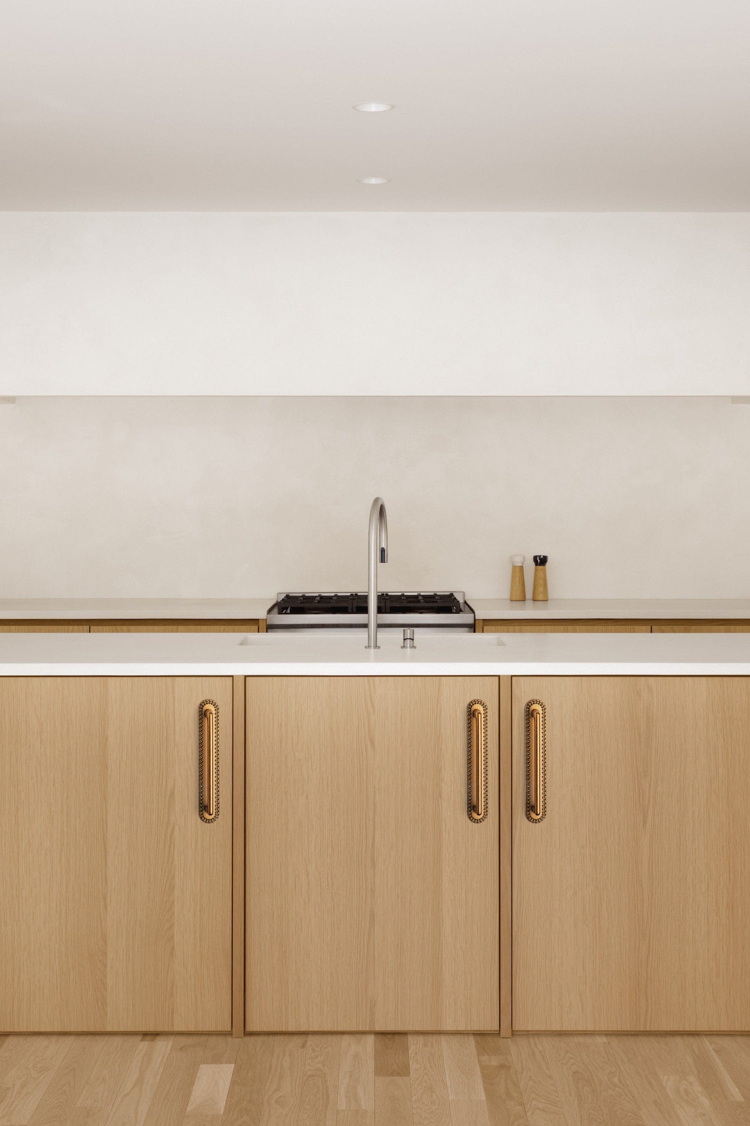 2 Pack Classic Cabinet Bar Pulls with Back Plate Zinc Alloy Cabinet Handle with Long Back Plate