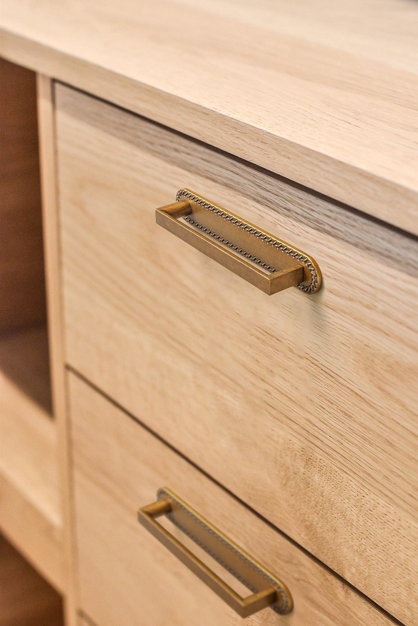 2 Pack Long Cabinet Bar Pulls with Back Plates Solid Drawer Handles Set