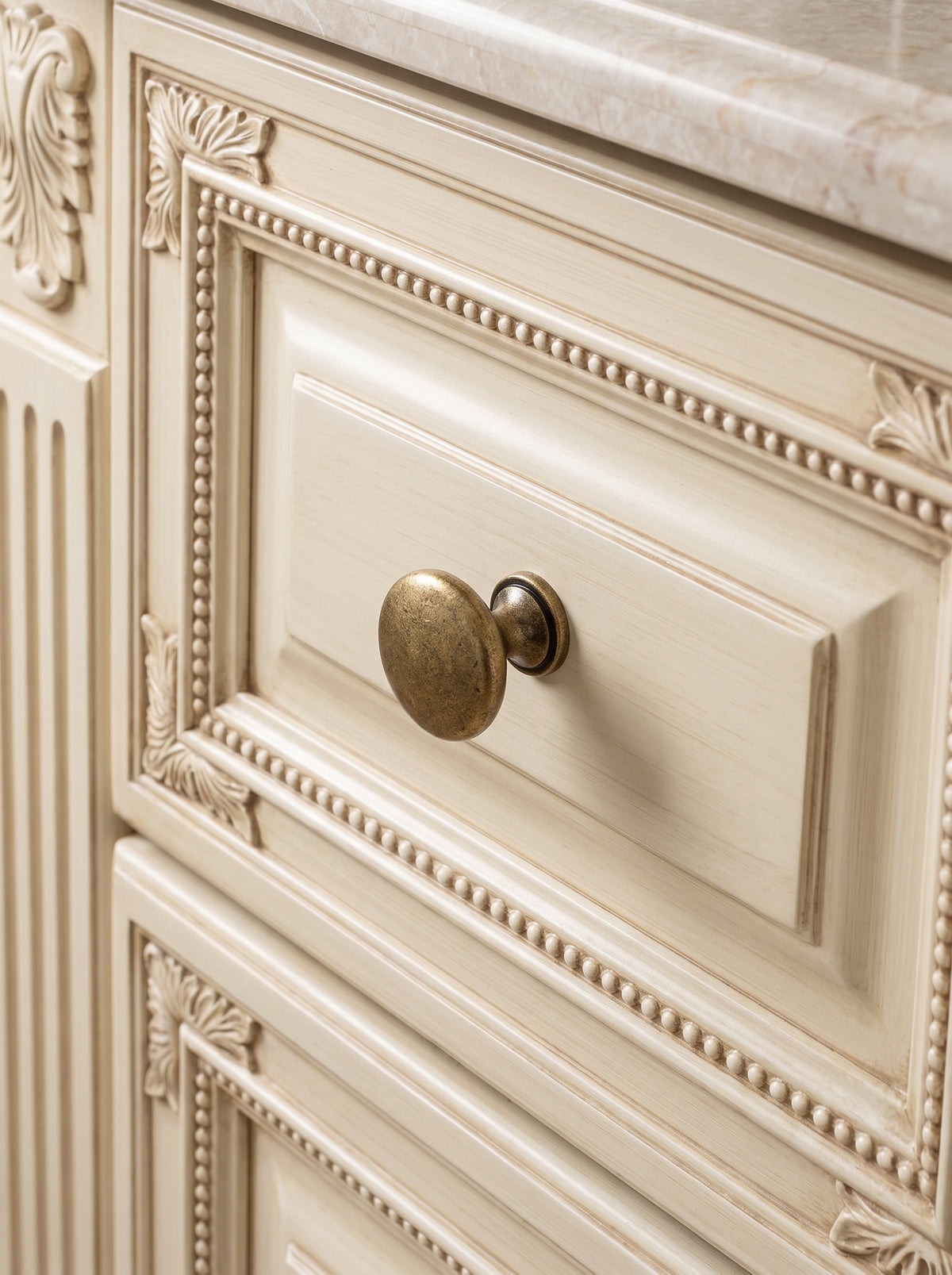 Antique Drawer Pulls Solid Retro Bar Pull Furniture Hardware for Kitchen