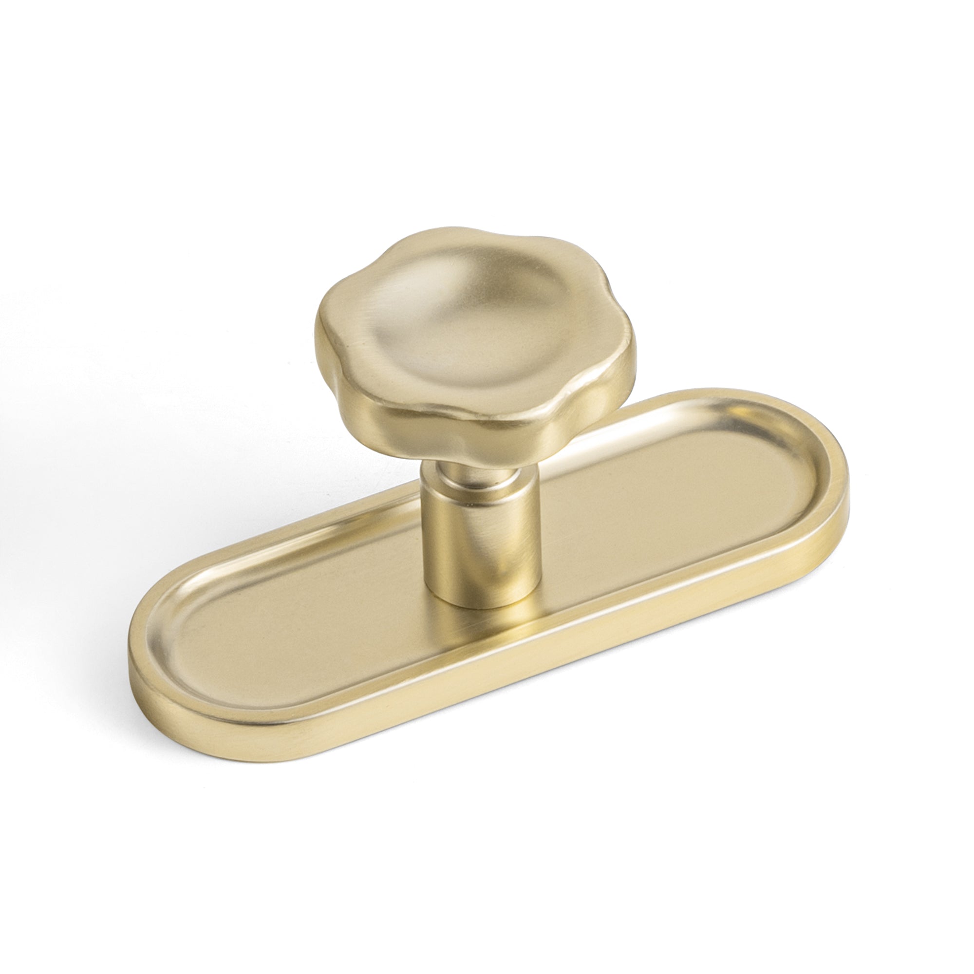 Floral Zinc Alloy Cabinet Knobs with Decorative Backplates, Assorted Multi-Shape Base Plates Furniture Drawer Knobs for Cabinet