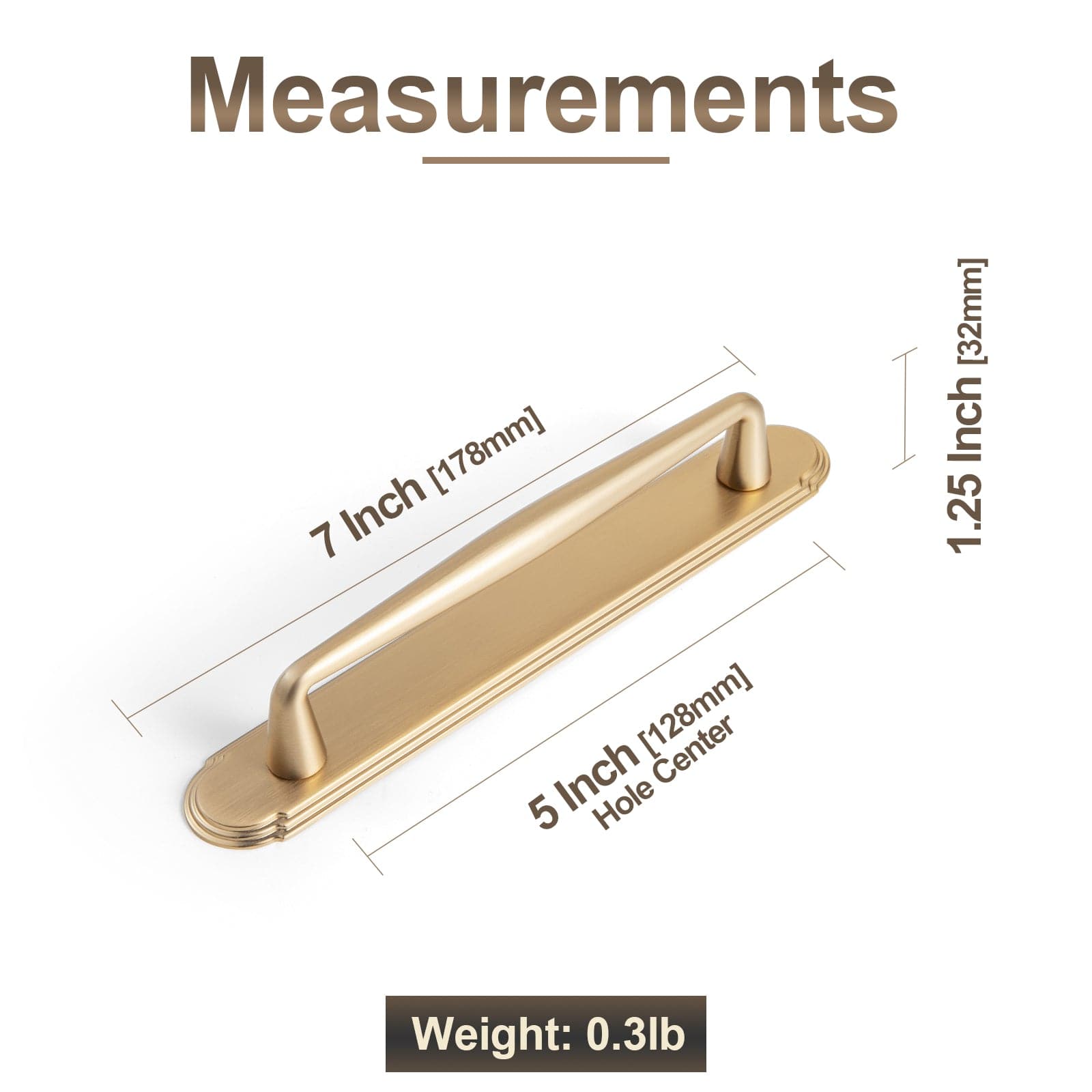 2 Pack Vintage Zinc Alloy Cabinet Pulls with Back Plate - Furniture Handles for Kitchen Cupboards