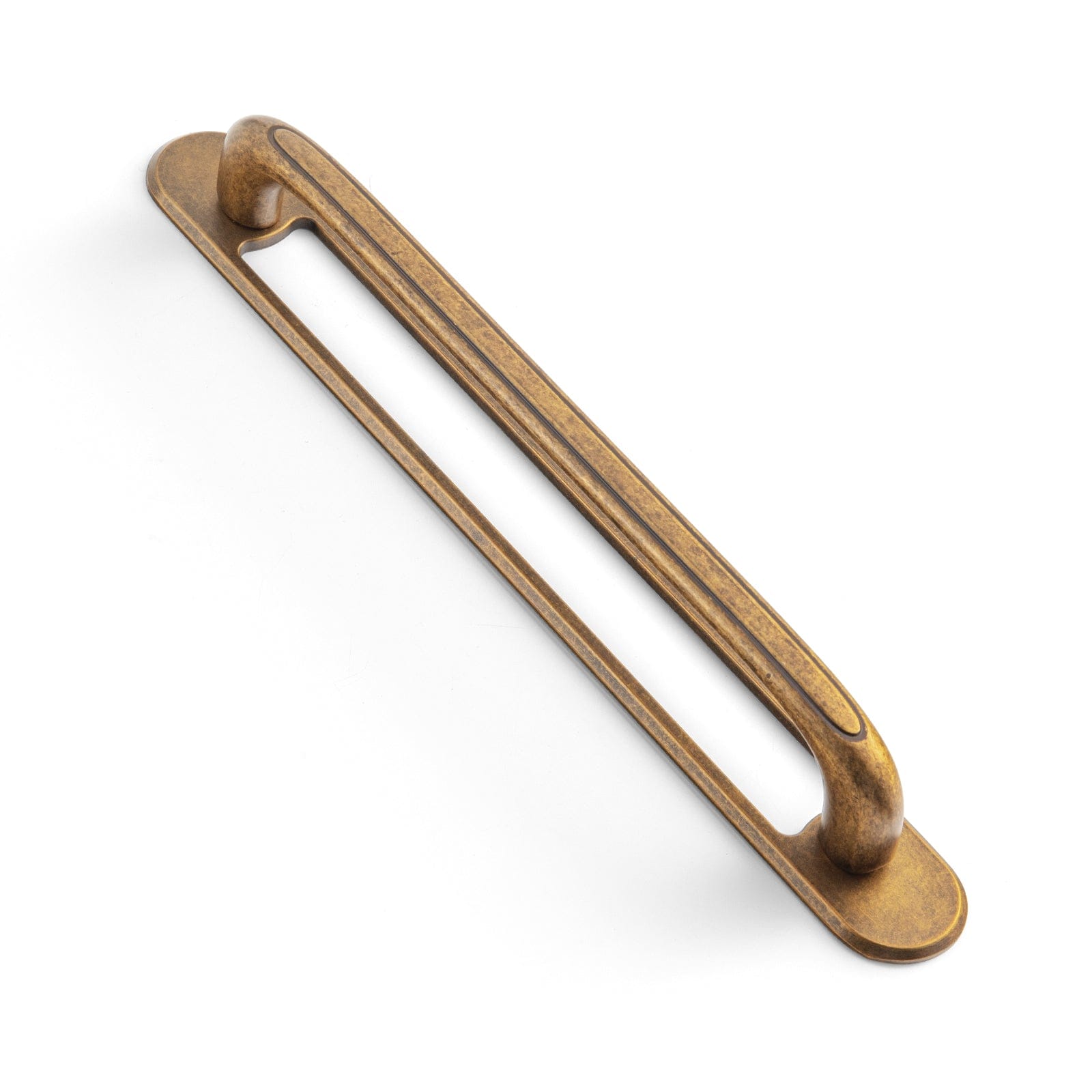 Elegant Antique and Brushed Brass Bar Pull Cabinet Handles with Unique Design