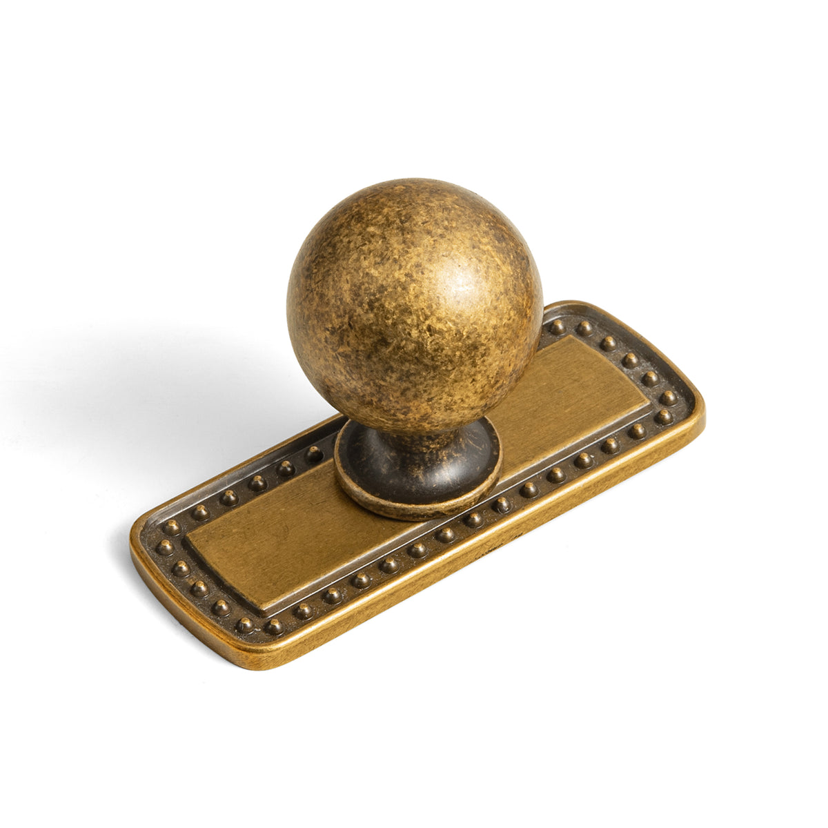 Round Ball Cabinet Knobs, Solid Zinc Alloy Drawer Knobs with Multiple Optional Backplates for Kitchen Furniture Hardware