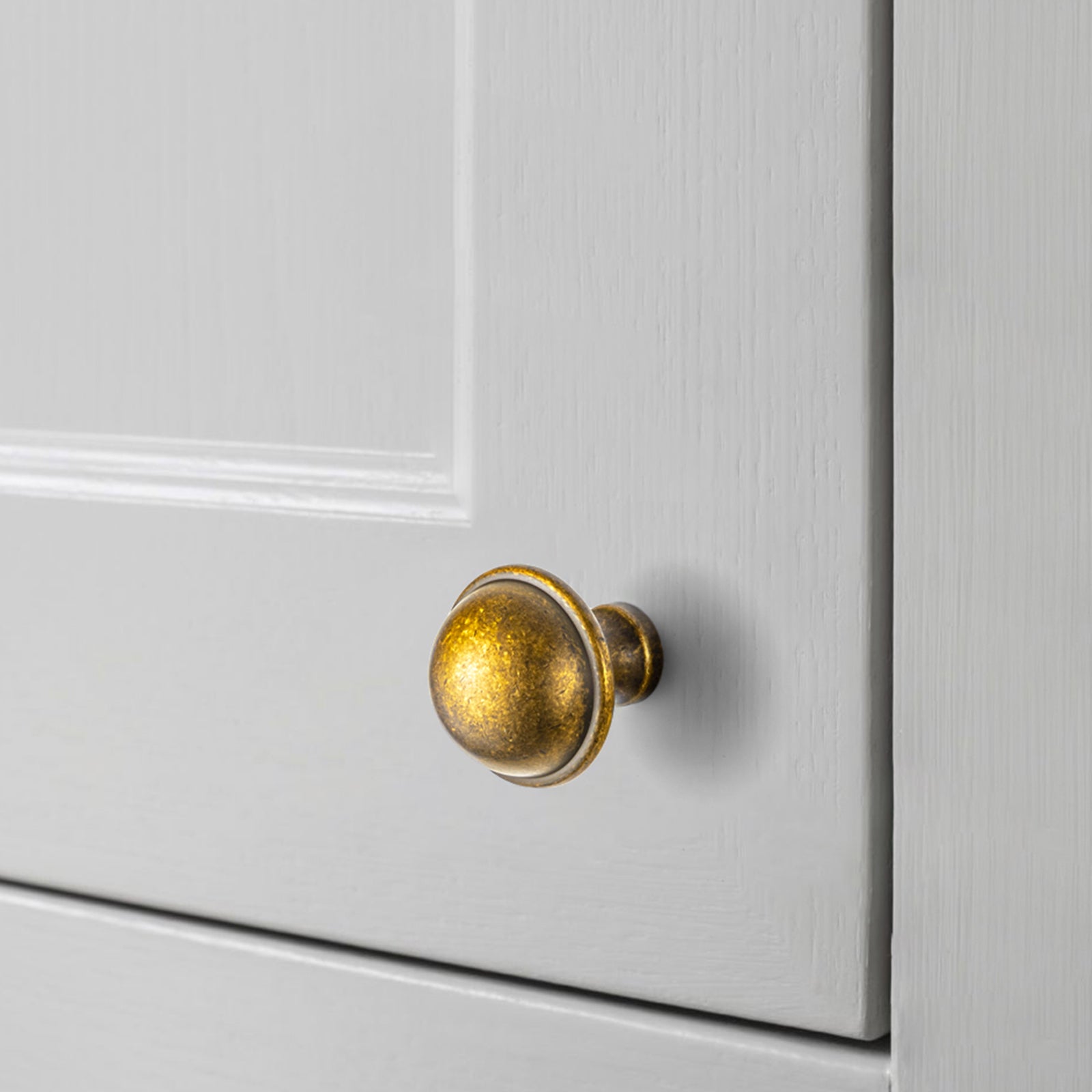 Mushroom Dome Zinc Alloy Cabinet Knobs, Classic Bulb Round Drawer Knob for Vanity Furniture Hardware