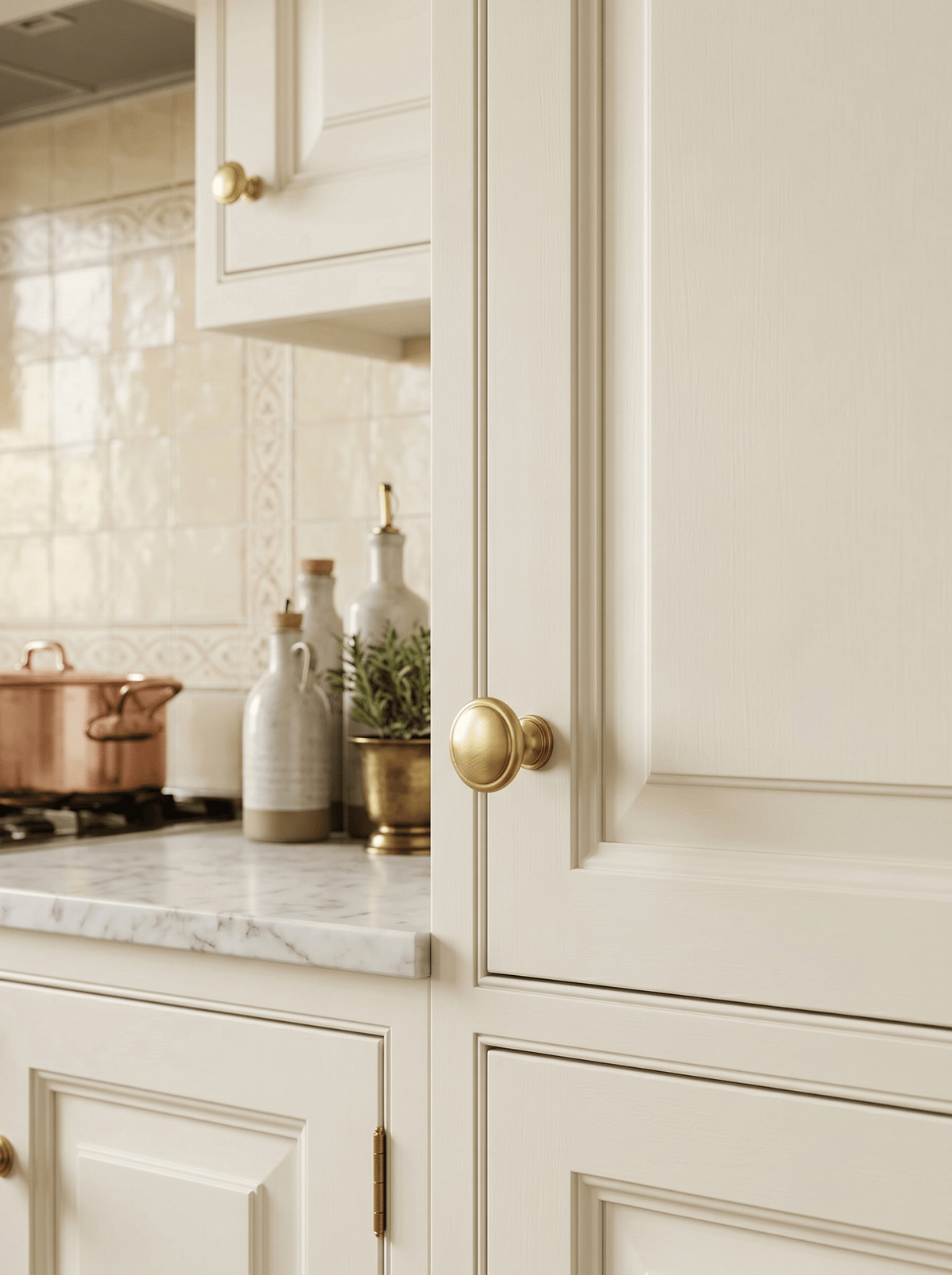Premium Zinc Alloy Decorative Cabinet Knobs, Classic Round Furniture Pull Knobs for Kitchen Cabinet