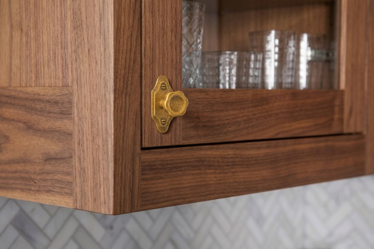 Floral Zinc Alloy Cabinet Knobs with Decorative Backplates, Assorted Multi-Shape Base Plates Furniture Drawer Knobs for Cabinet