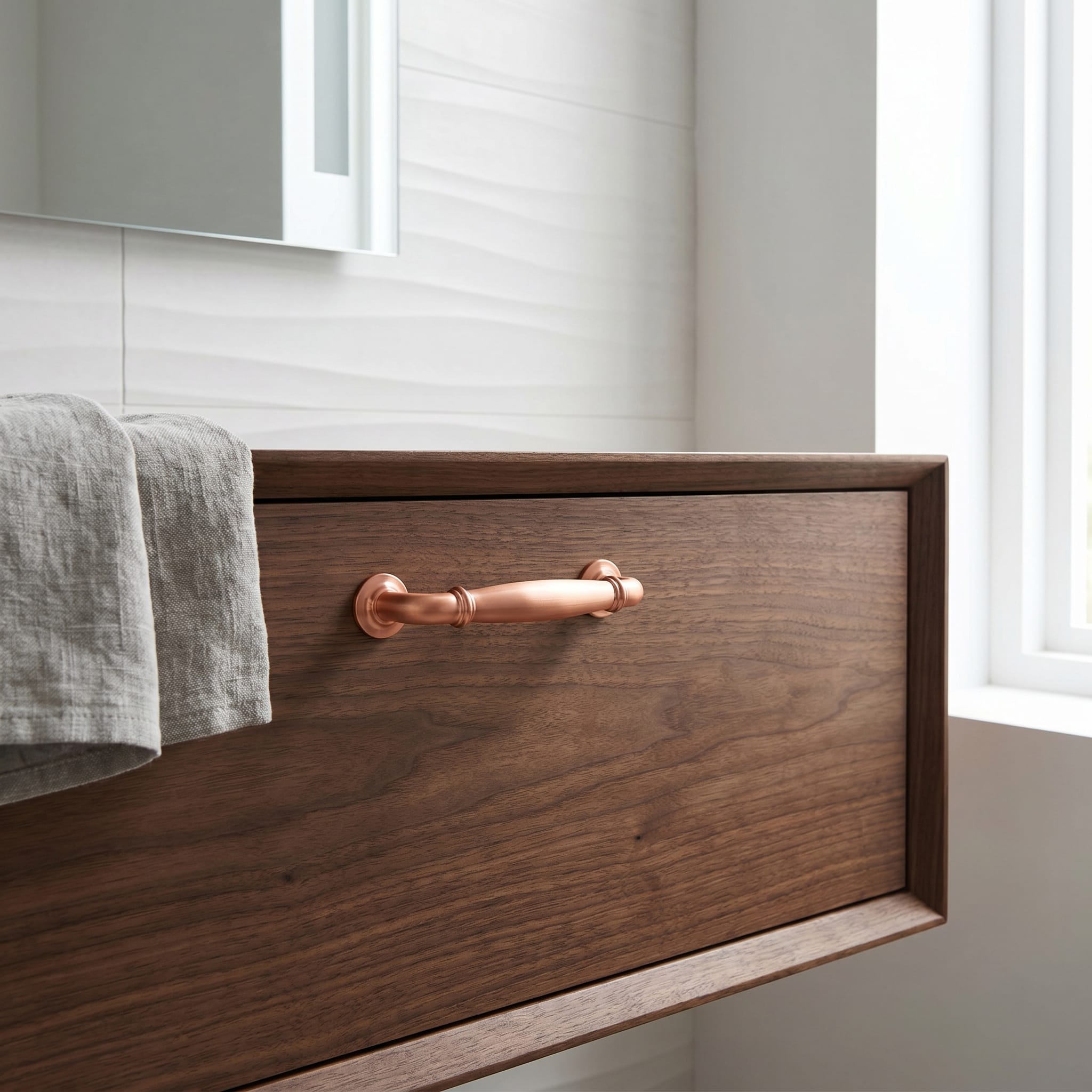 Decorative Cabinet Pulls with Eye-Catching Geometric & Curved Silhouettes