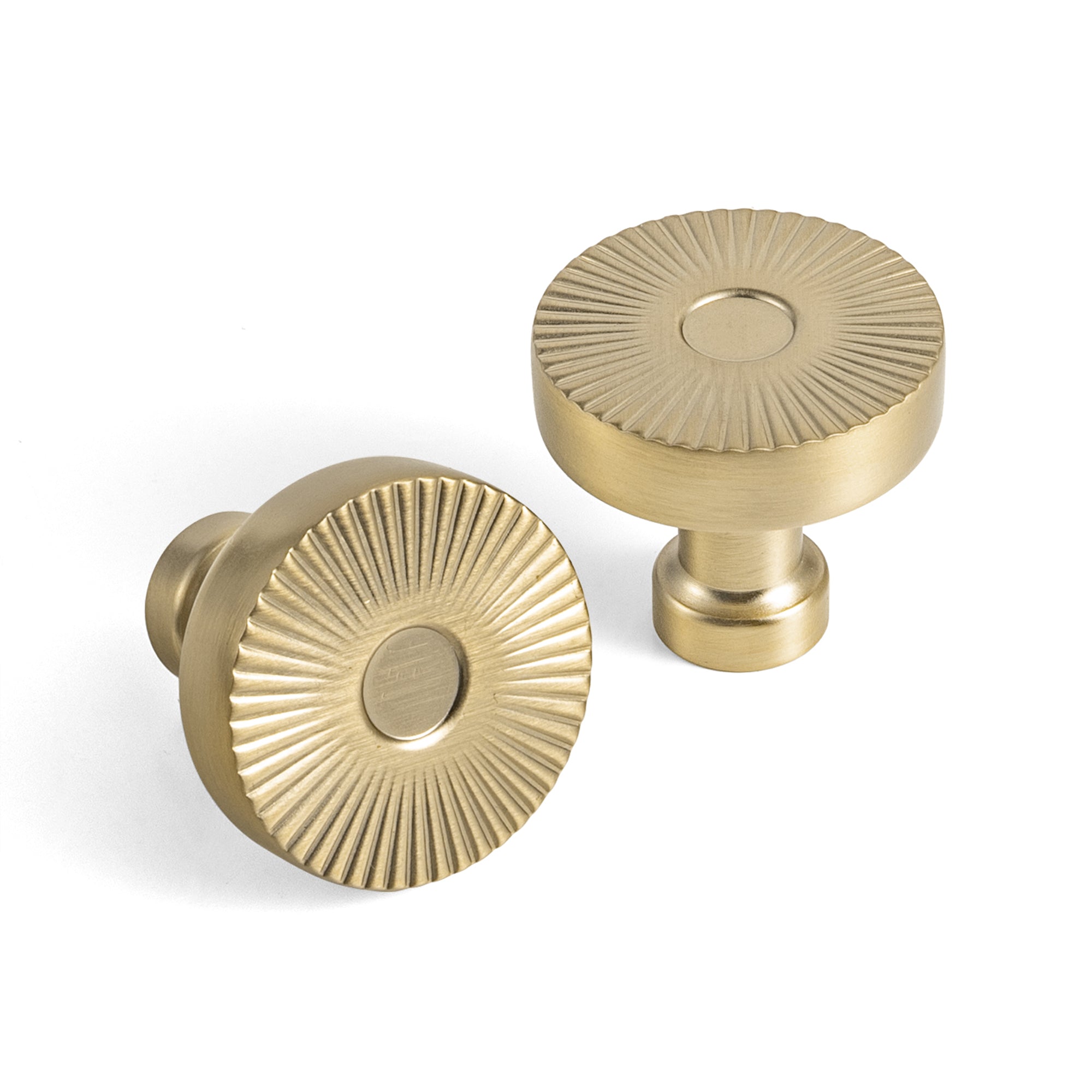 Retro Radiating Pattern Cabinet Knob with Ornate Backplate, Solid Zinc Alloy Drawer Knob for Classic Cabinet Renovation