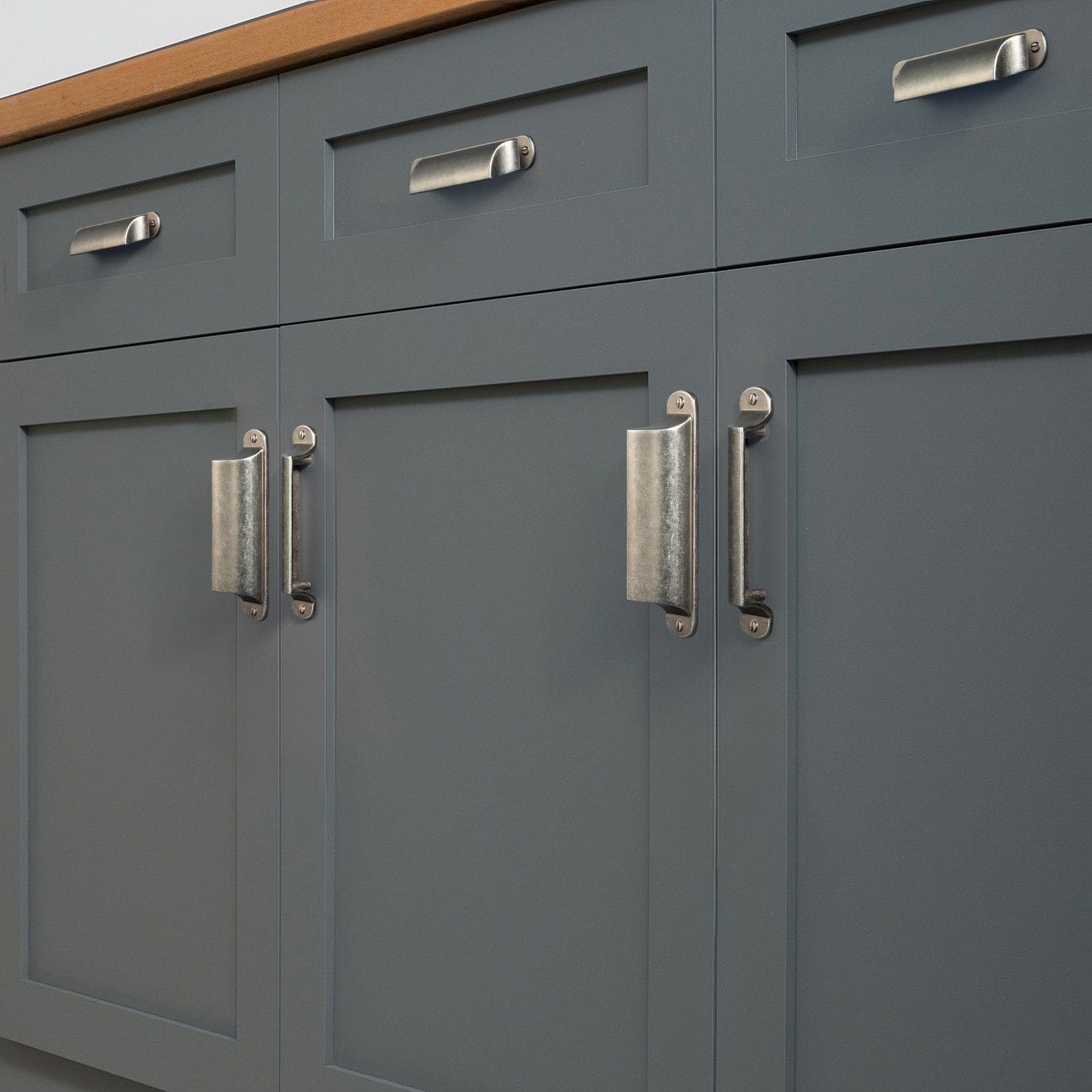 Modern Multi-Color Cabinet Cup Pulls Bin Drawer Pull Stylish Hardware for Furniture Upgrades