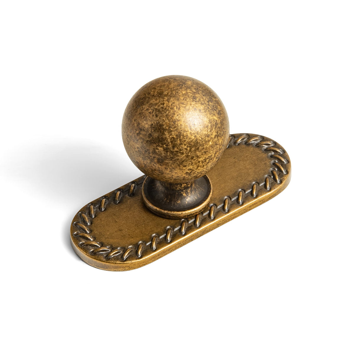 Round Ball Cabinet Knobs, Solid Zinc Alloy Drawer Knobs with Multiple Optional Backplates for Kitchen Furniture Hardware