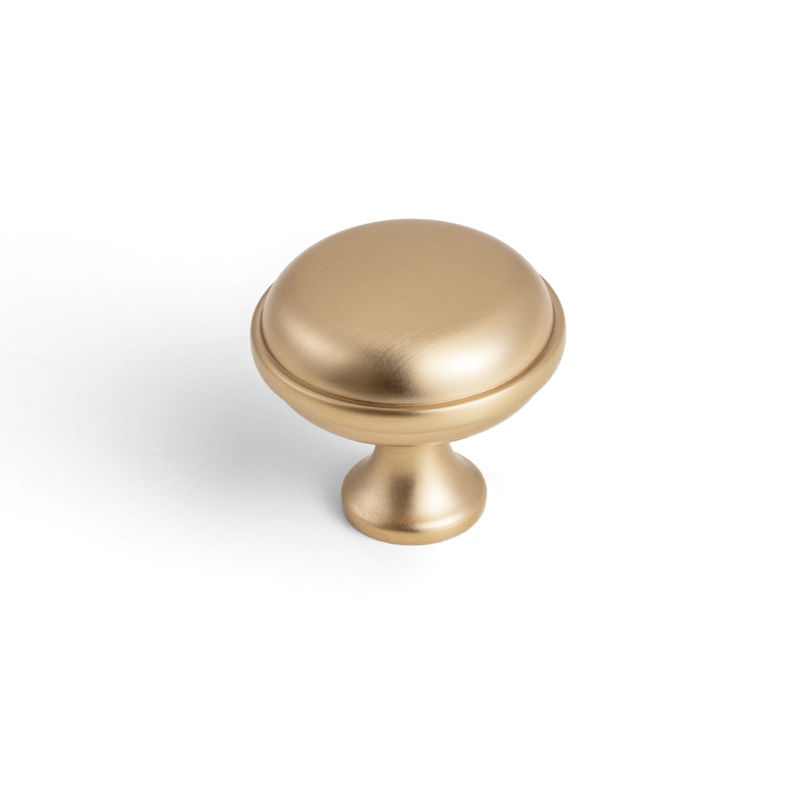Classic Mushroom Cabinet Knob Zinc Alloy Round Cabinet Knob with Backplate for Kitchen Cabinet