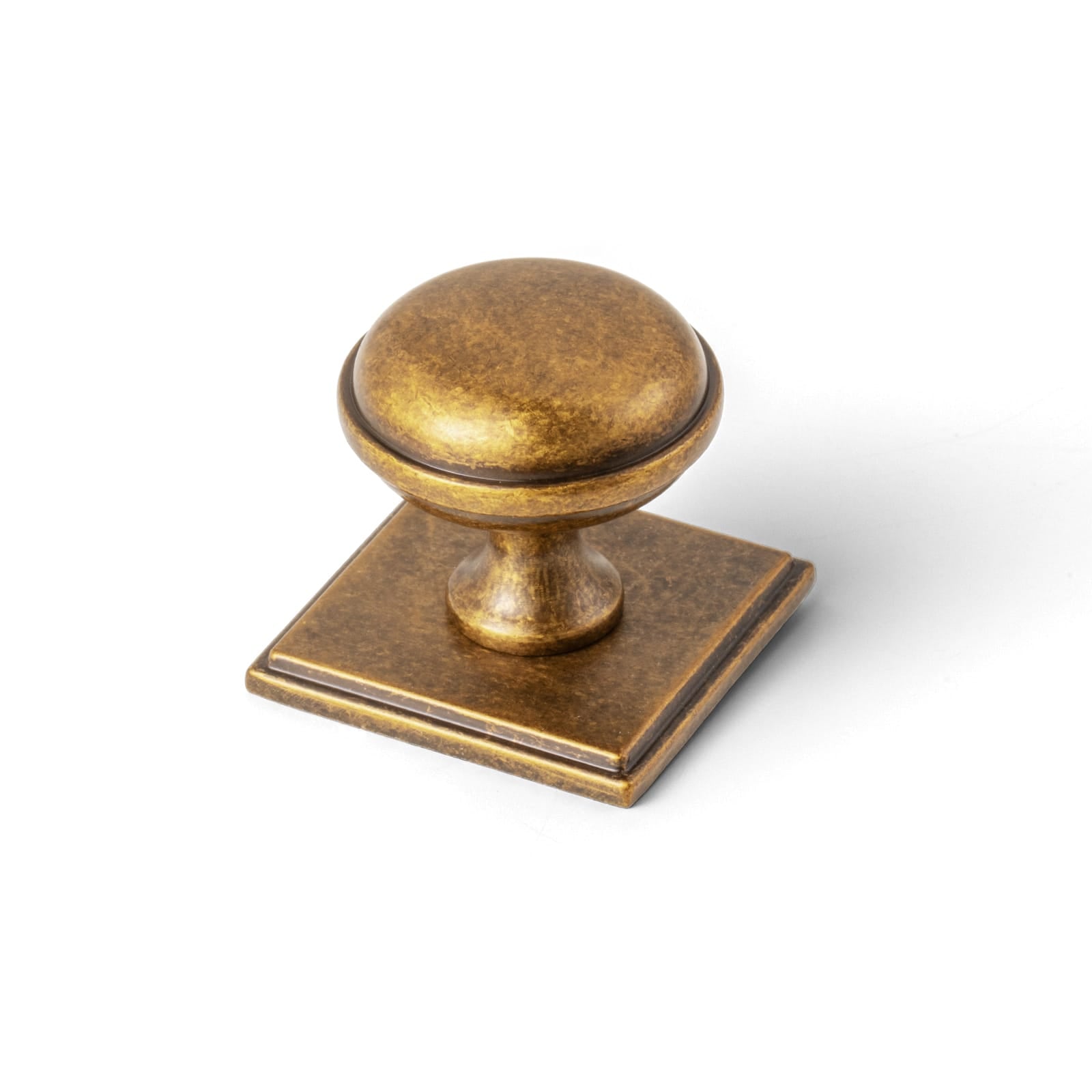 Classic Mushroom Cabinet Knob Zinc Alloy Round Cabinet Knob with Backplate for Kitchen Cabinet