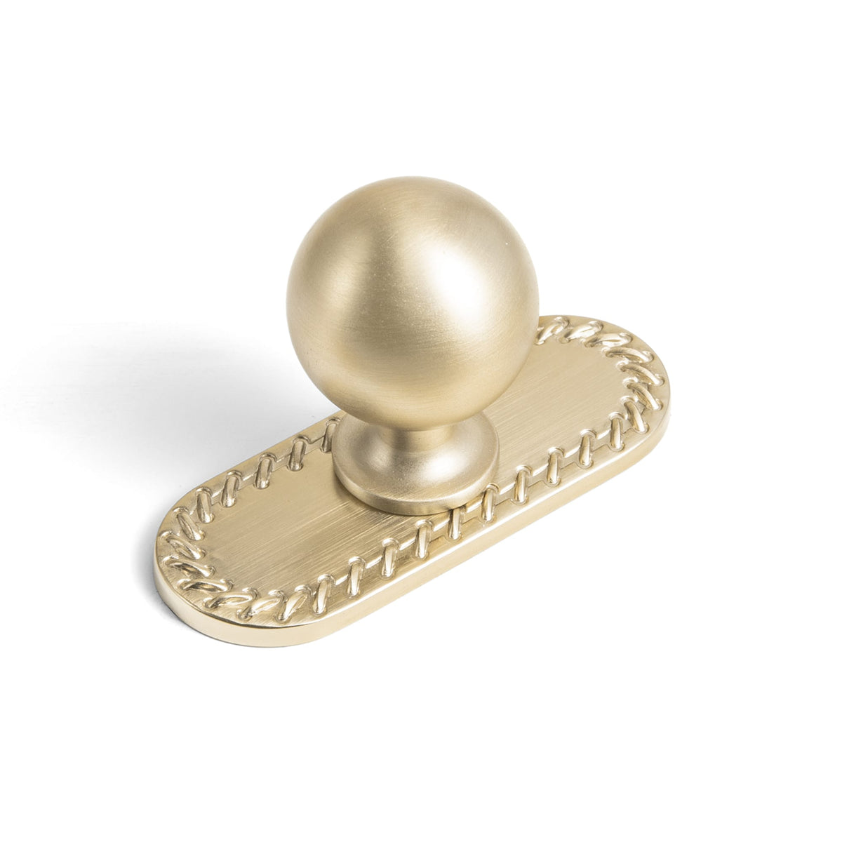 Round Ball Cabinet Knobs, Solid Zinc Alloy Drawer Knobs with Multiple Optional Backplates for Kitchen Furniture Hardware