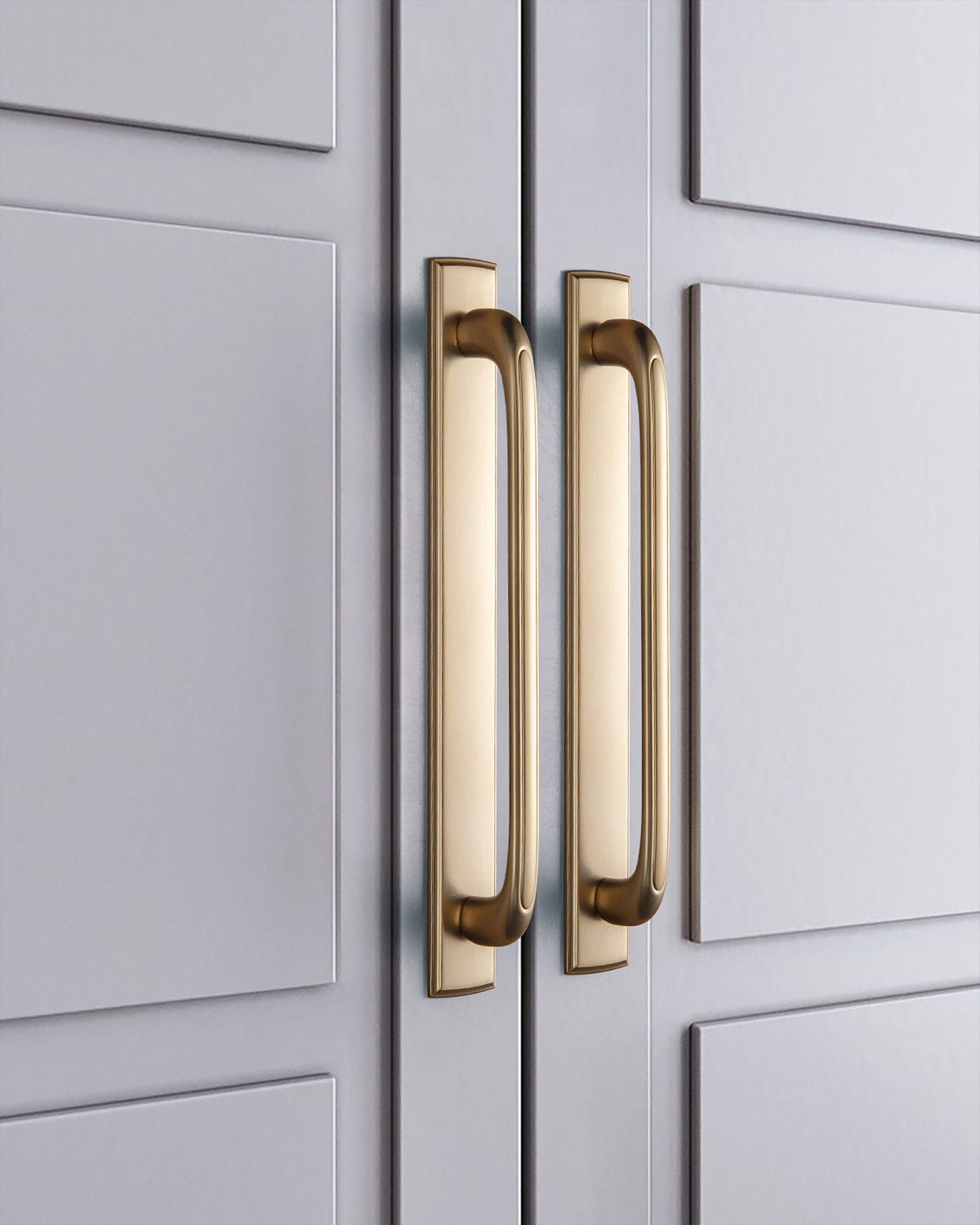 Elegant Antique and Brushed Brass Bar Pull Cabinet Handles with Unique Design