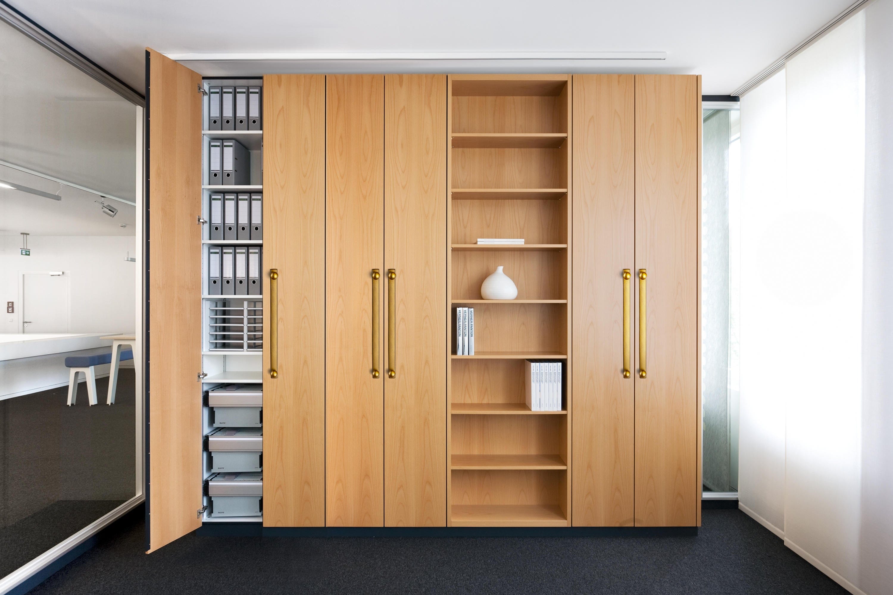 Round Cabinet Knobs with Back Plate Zinc Alloy Cabinet Handle with Long Back Plate