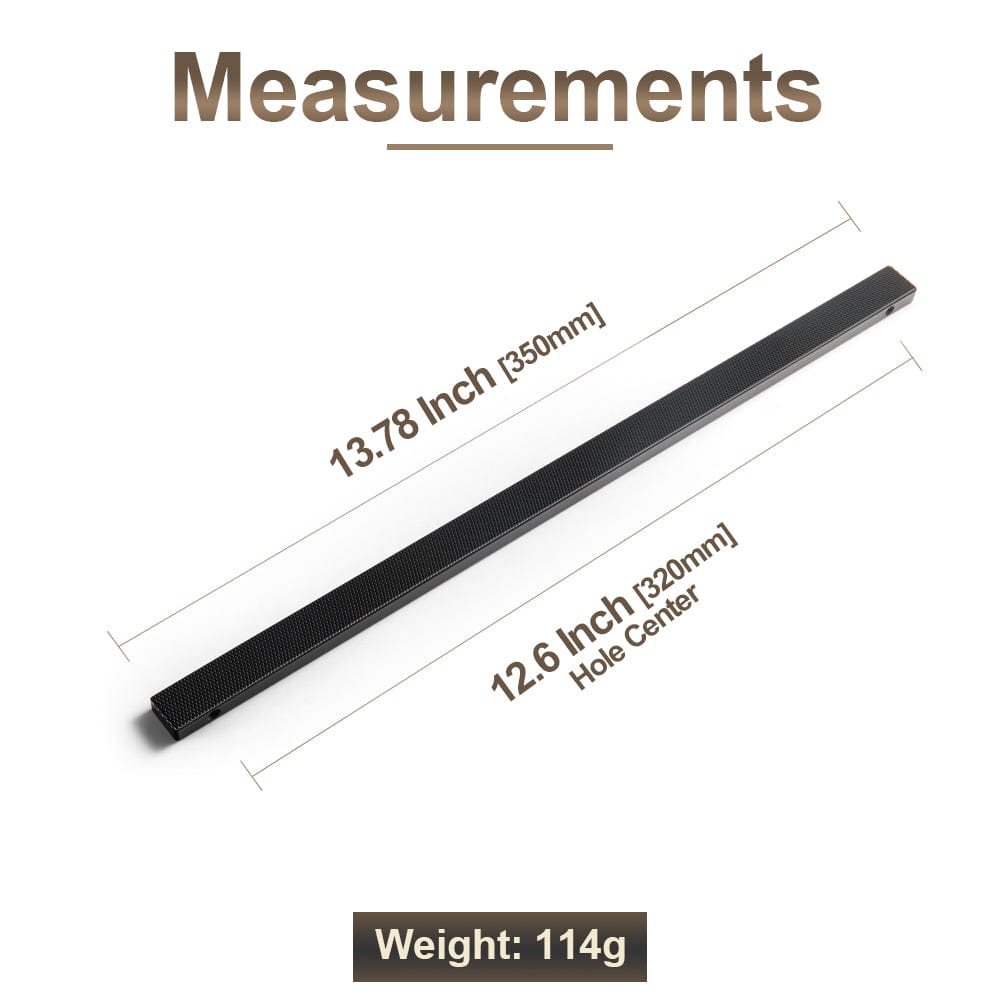 Modern Aluminum Knurled Cabinet Pull Handles - Comfortable Grip & Long - lasting