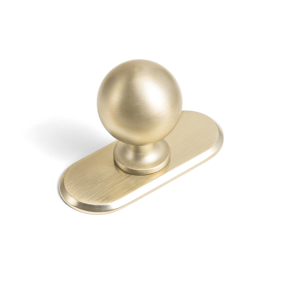 Round Ball Cabinet Knobs, Solid Zinc Alloy Drawer Knobs with Multiple Optional Backplates for Kitchen Furniture Hardware