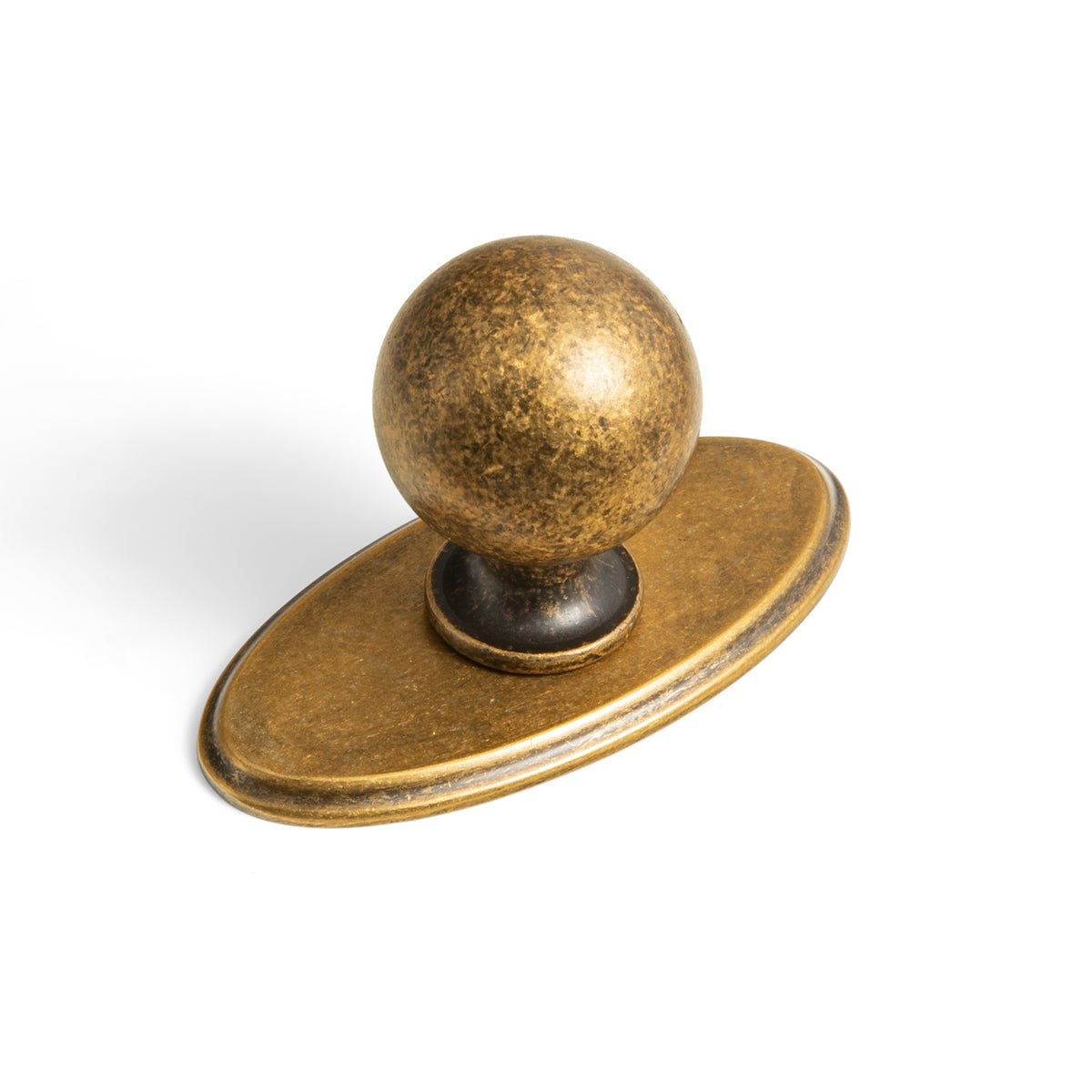 Round Ball Cabinet Knobs, Solid Zinc Alloy Drawer Knobs with Multiple Optional Backplates for Kitchen Furniture Hardware