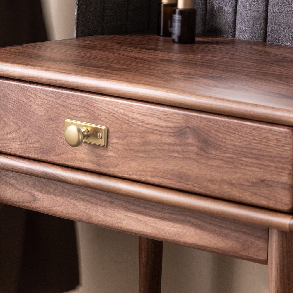 Antique Brass Zinc Alloy Cabinet Knob with Back Plate Single Hole Center Cabinet Hardware for Bedroom Kitchen