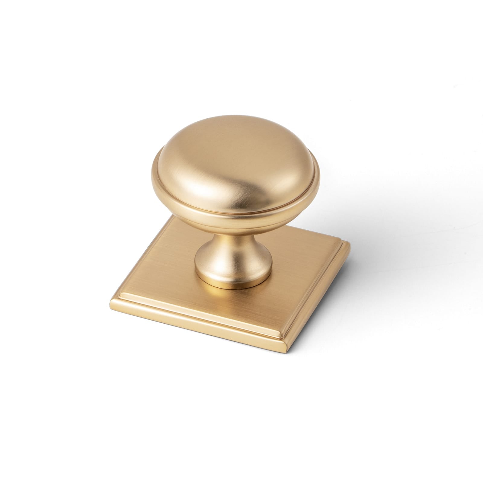 Classic Mushroom Cabinet Knob Zinc Alloy Round Cabinet Knob with Backplate for Kitchen Cabinet