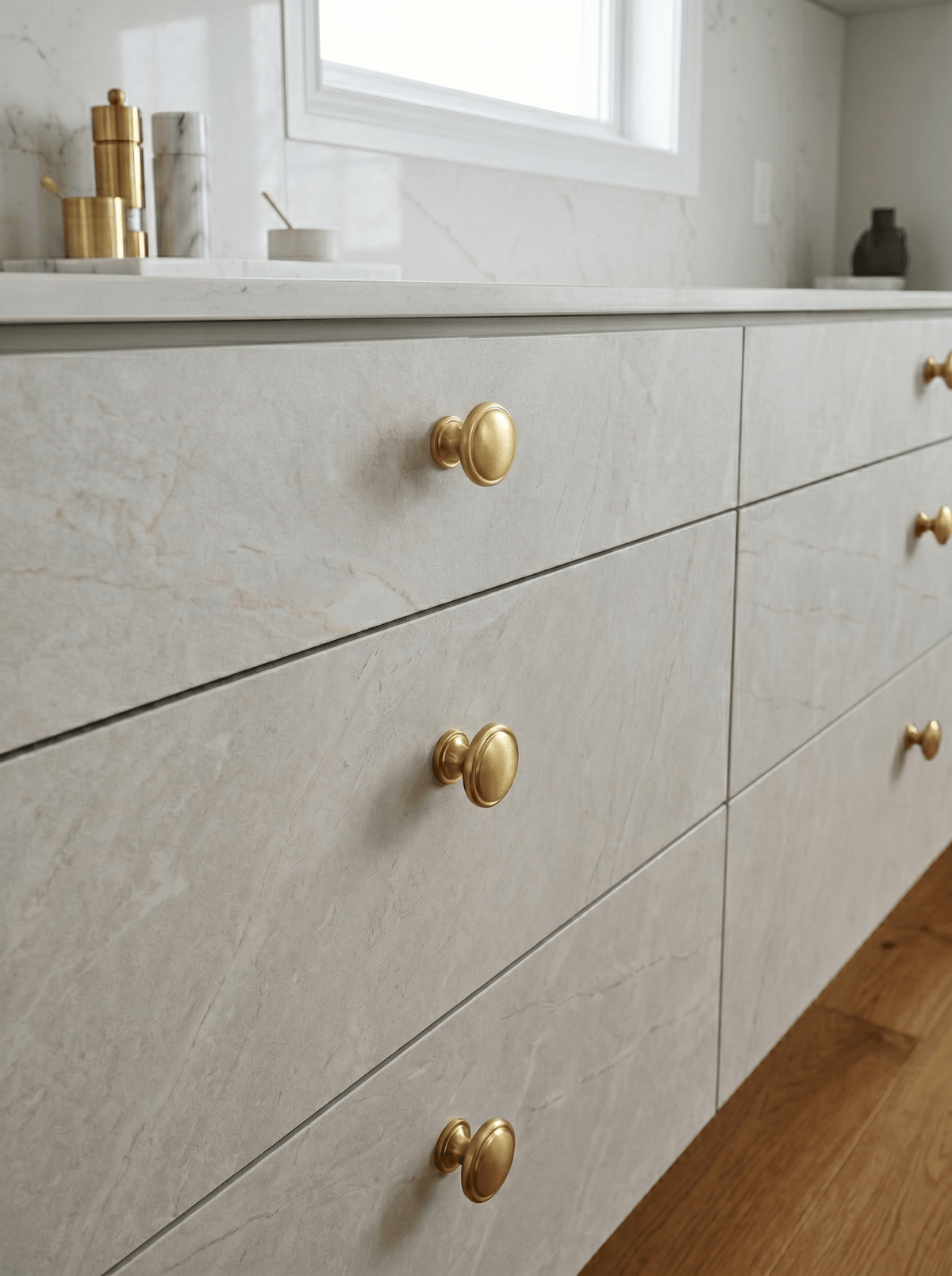 Premium Zinc Alloy Decorative Cabinet Knobs, Classic Round Furniture Pull Knobs for Kitchen Cabinet
