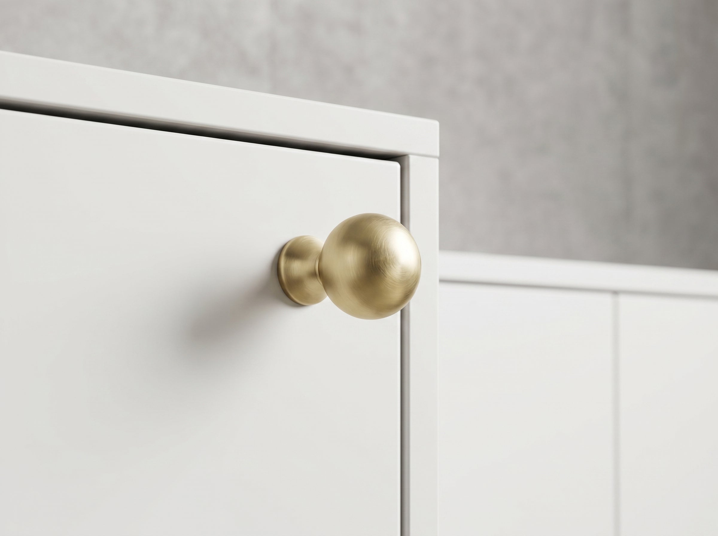 Luxury Globe Shape Cabinet Knobs Zinc Alloy Durable Hardware, Minimalist Spherical Drawer Pulls for Farmhouse Modern Retro Cabinet Renovation