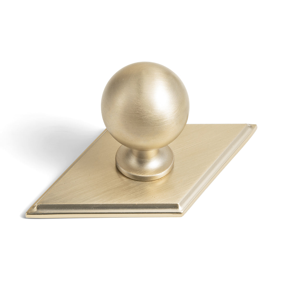 Round Ball Cabinet Knobs, Solid Zinc Alloy Drawer Knobs with Multiple Optional Backplates for Kitchen Furniture Hardware