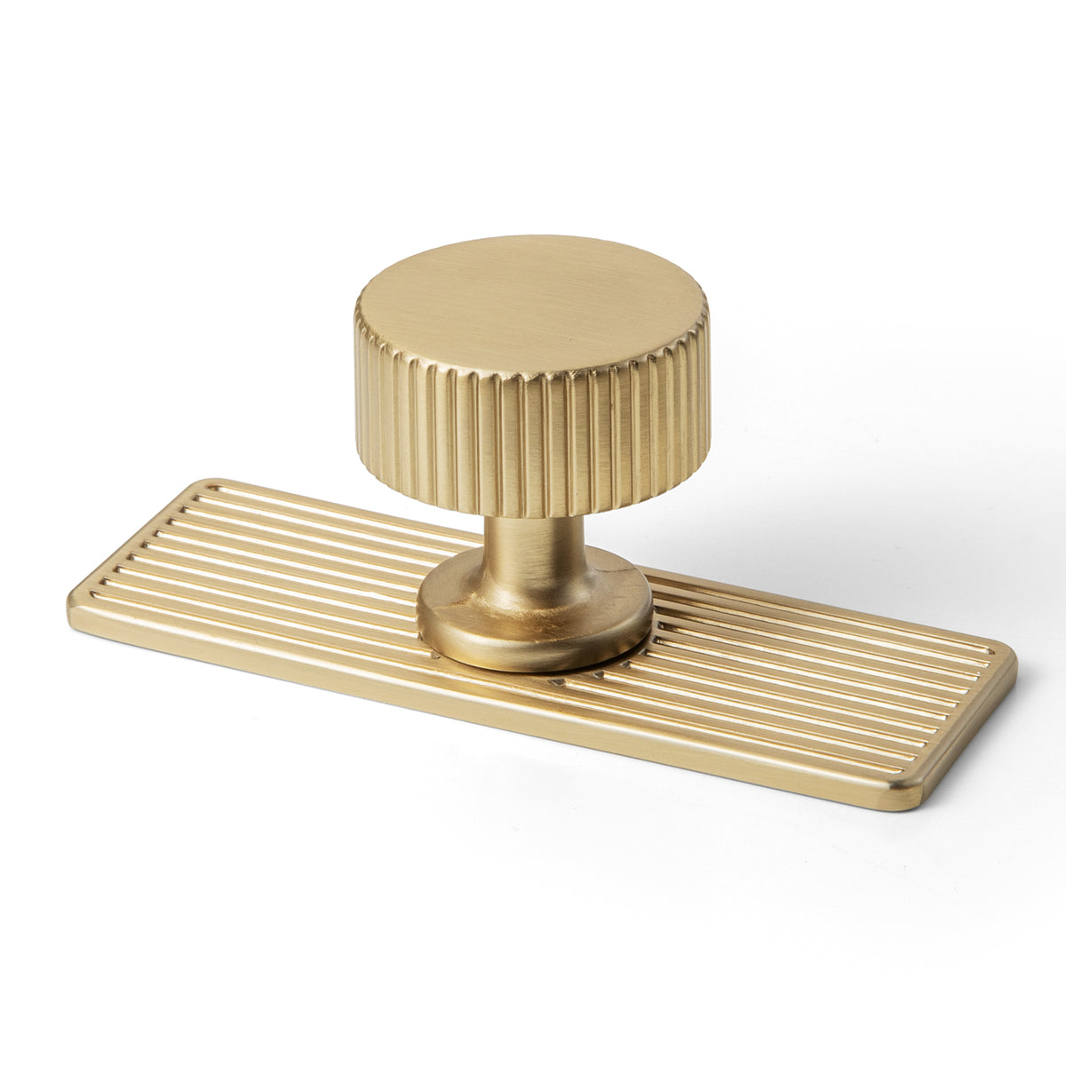 6 Pack Knurled Zinc Alloy Cabinet Knob with Assorted Decorative Backplates, Drawer Single Hole Knob