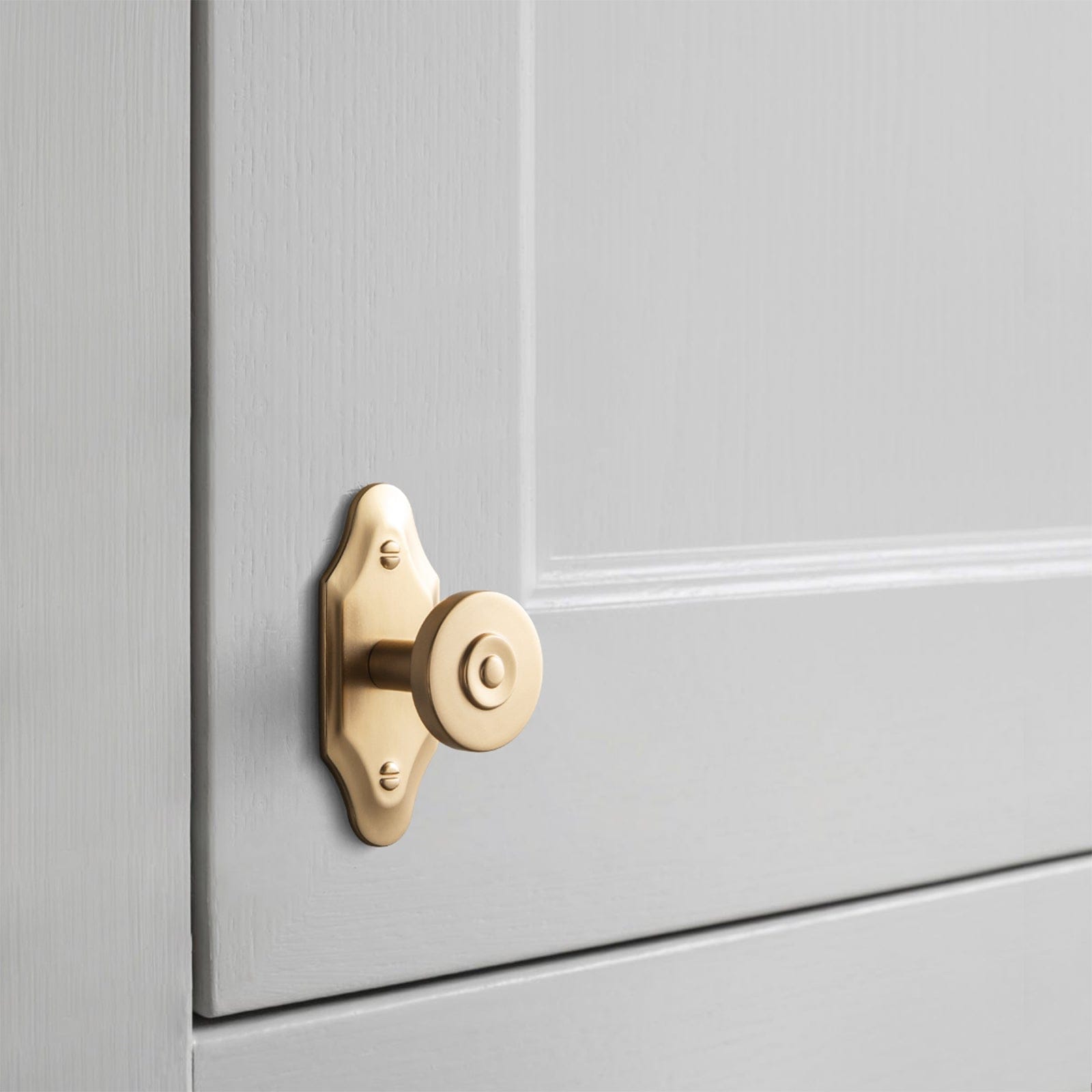 6 Pack Assorted Shaped Zinc Alloy Cabinet Hardware - Knobs and Back Plates for Stylish Furniture