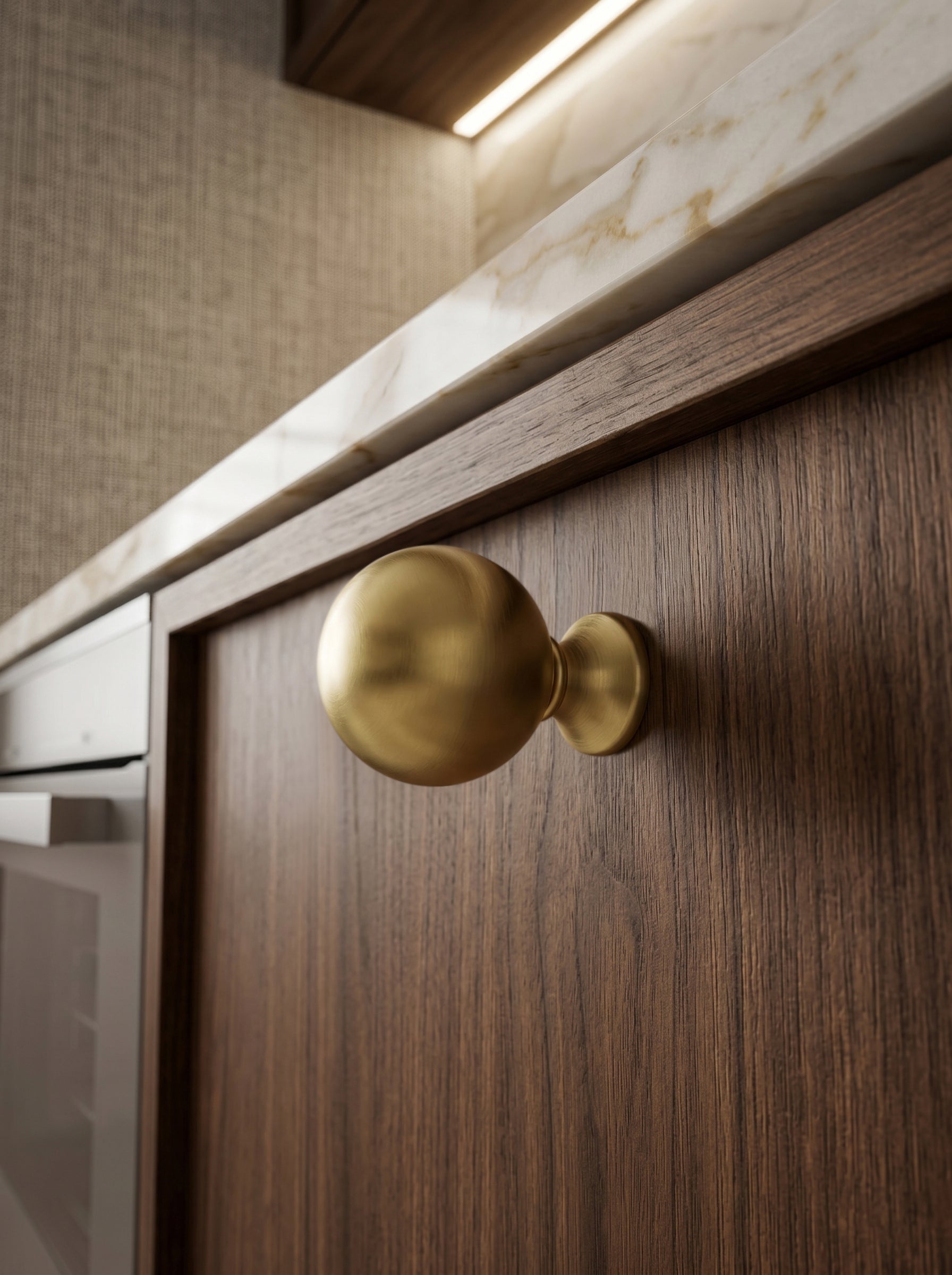 Luxury Globe Shape Cabinet Knobs Zinc Alloy Durable Hardware, Minimalist Spherical Drawer Pulls for Farmhouse Modern Retro Cabinet Renovation