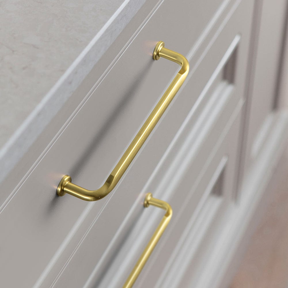 Minimalist Slim Design Zinc Alloy Cabinet Pulls – Rustic Hardware for a Streamlined Look