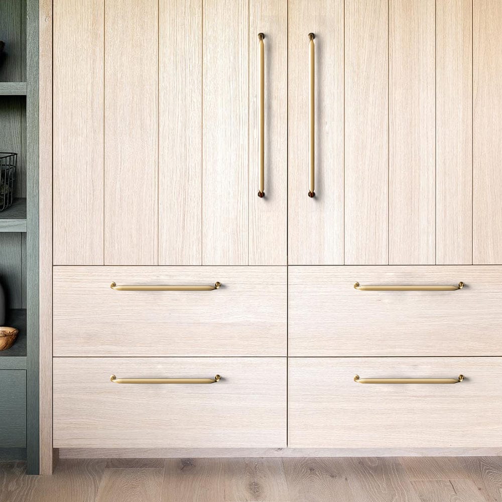 Minimalist Slim Design Zinc Alloy Cabinet Pulls – Rustic Hardware for a Streamlined Look