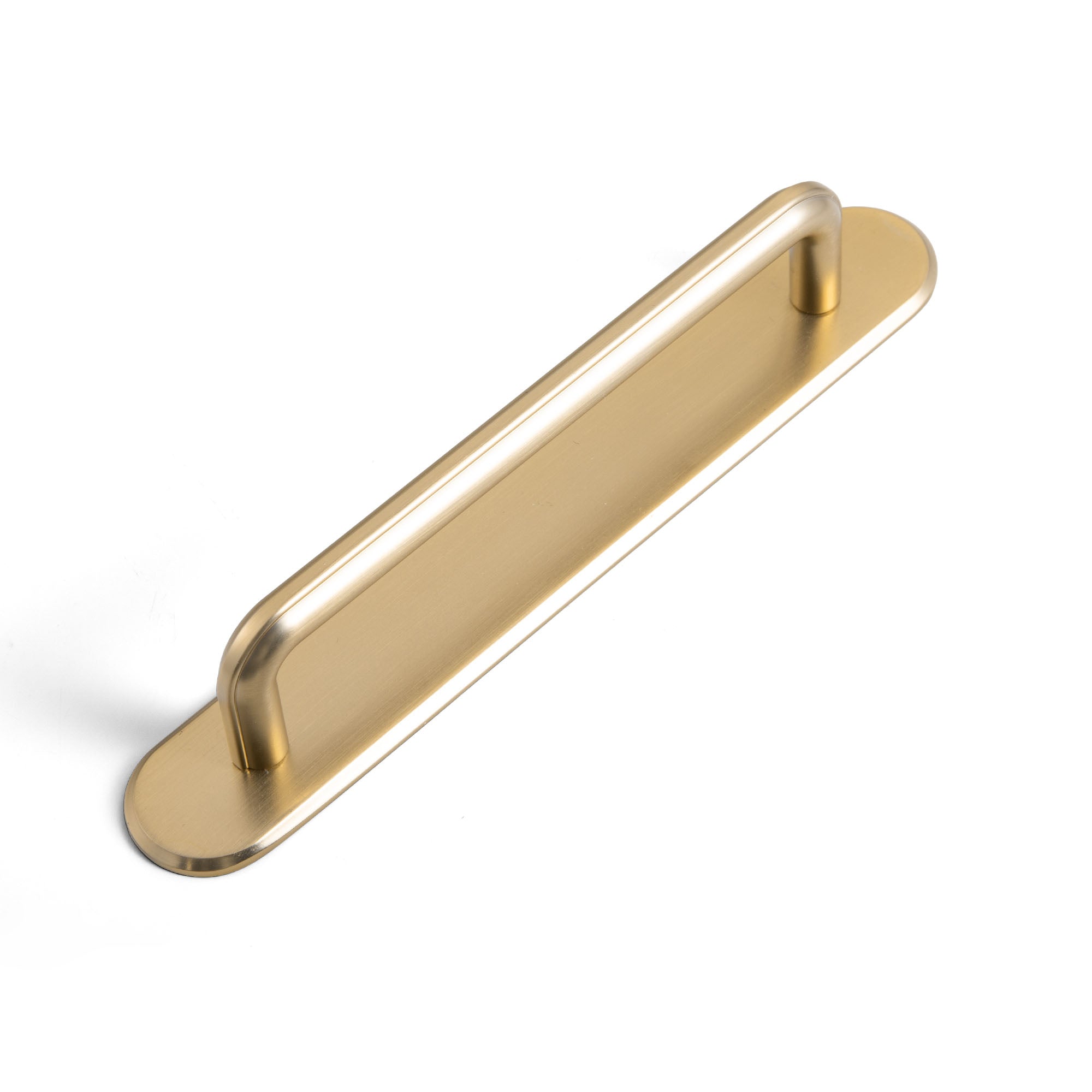 2 Pack Zinc Alloy U-Shaped Cabinet Handles, Vintage Drawer Pulls with Backplate for Kitchen & Bathroom Cabinetry