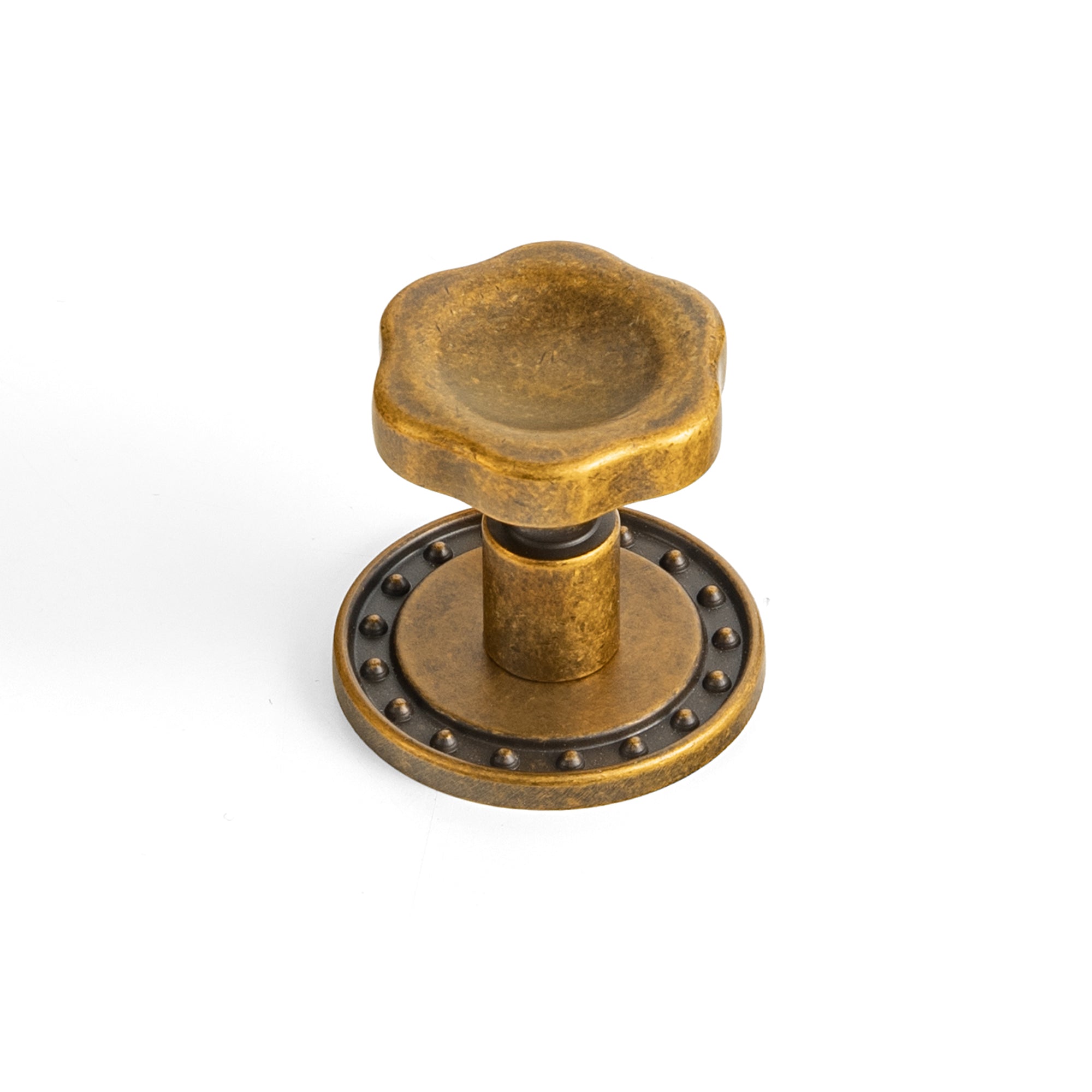 Floral Zinc Alloy Cabinet Knobs with Decorative Backplates, Assorted Multi-Shape Base Plates Furniture Drawer Knobs for Cabinet