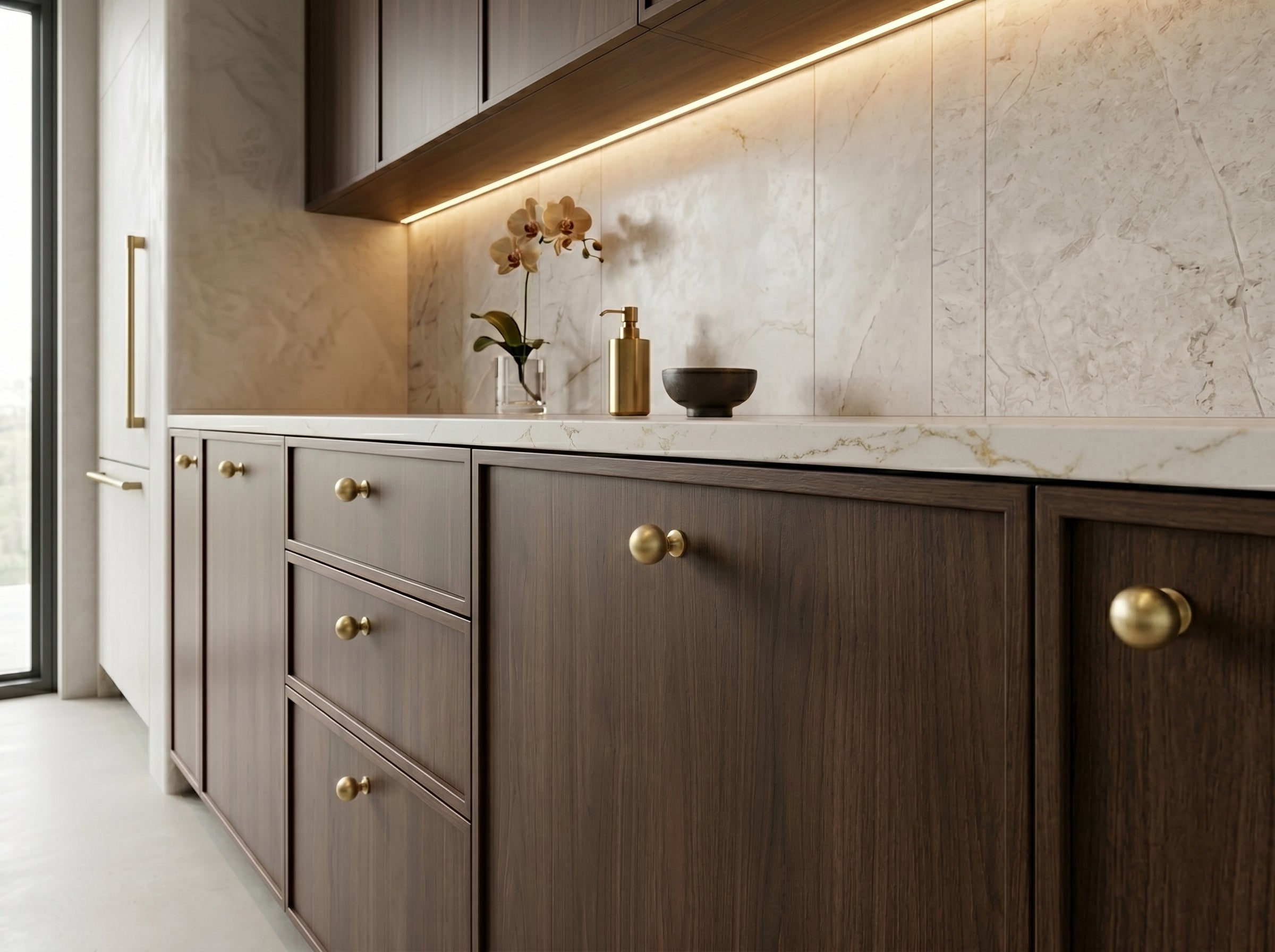 Luxury Globe Shape Cabinet Knobs Zinc Alloy Durable Hardware, Minimalist Spherical Drawer Pulls for Farmhouse Modern Retro Cabinet Renovation