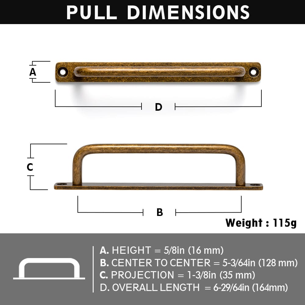 Goo-Ki Simple Sleek Wardrobe Pull Contemporary Design Cabinet Handle Modern Style