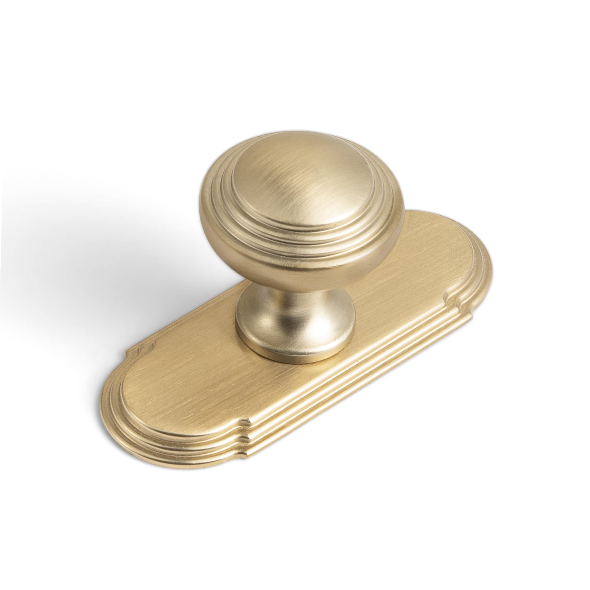 Antique Brass Ribbed Mushroom Cabinet Knob Zinc Alloy Vintage Round Drawer Knob, Farmhouse Traditional Furniture Hardware