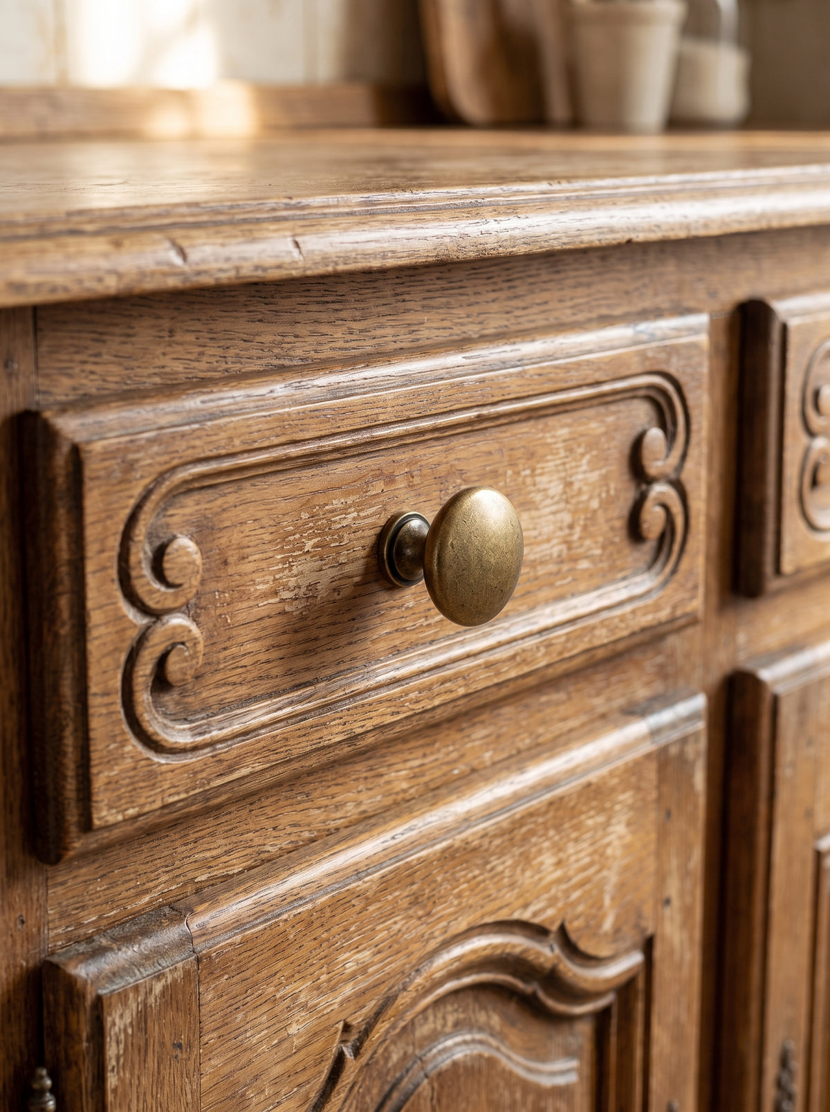 Antique Drawer Pulls Solid Retro Bar Pull Furniture Hardware for Kitchen