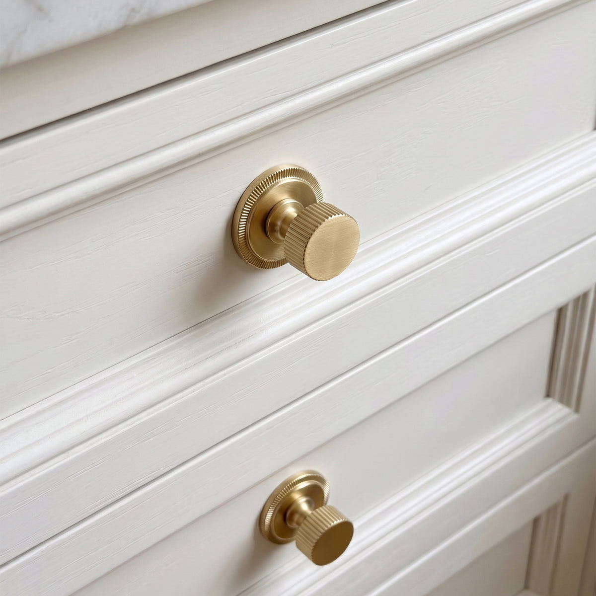 6 Pack Knurled Zinc Alloy Cabinet Knob with Assorted Decorative Backplates, Drawer Single Hole Knob