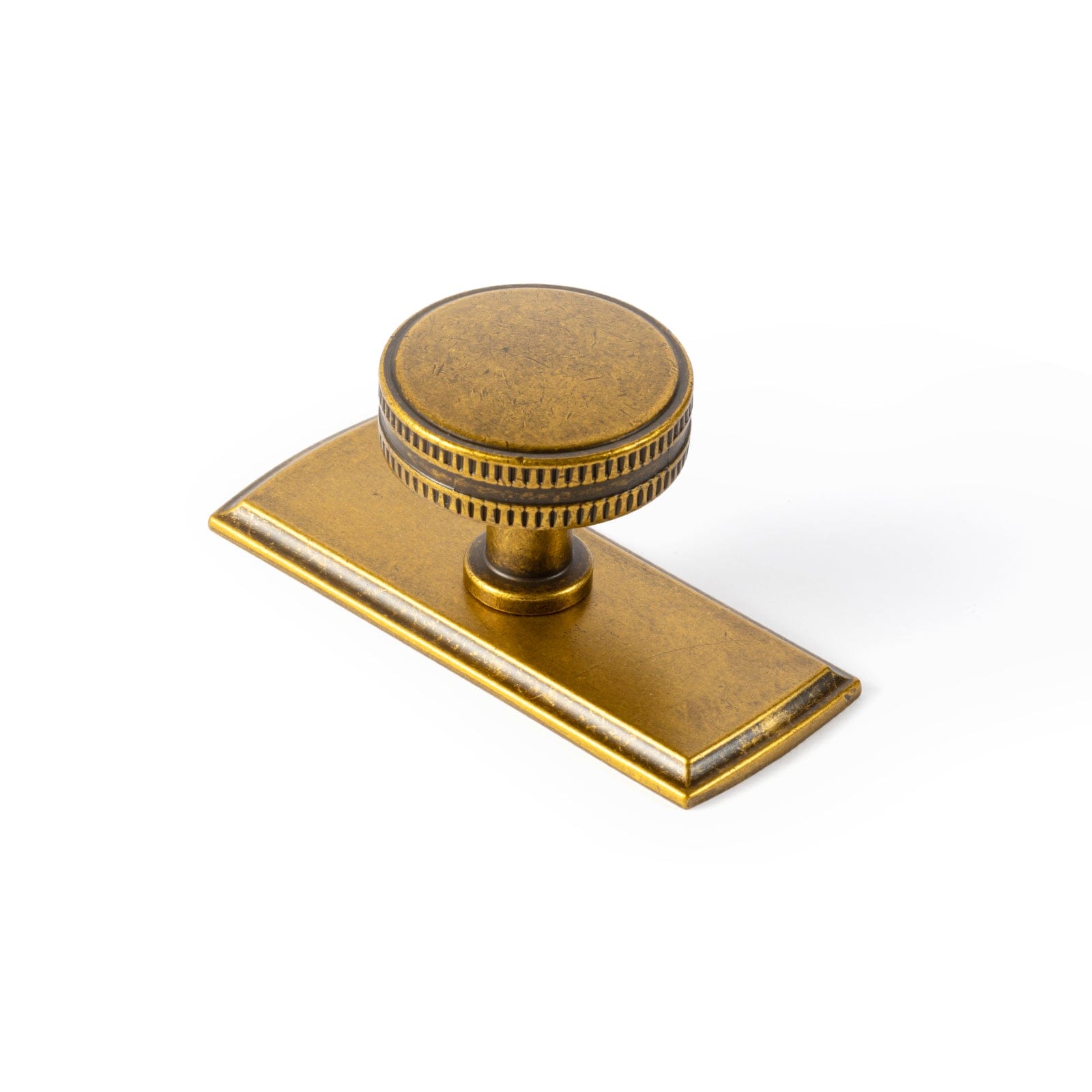 Distinctive Artistic Engravings Single Hole Round Cabinet Knob Retro Flair Kitchen Hardware