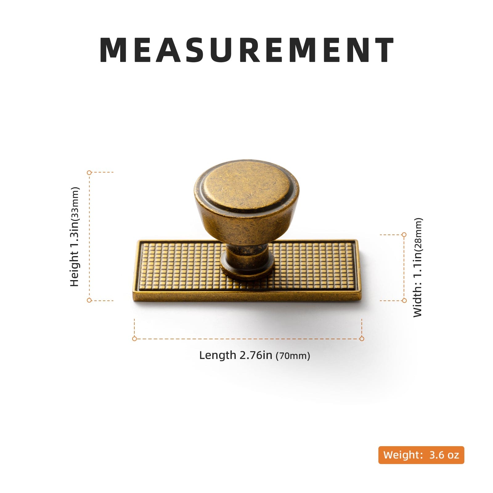 Retro Drawer Knobs for Dresser Cupboard Solid Zinc Alloy Single Hole Cabinet Hardware