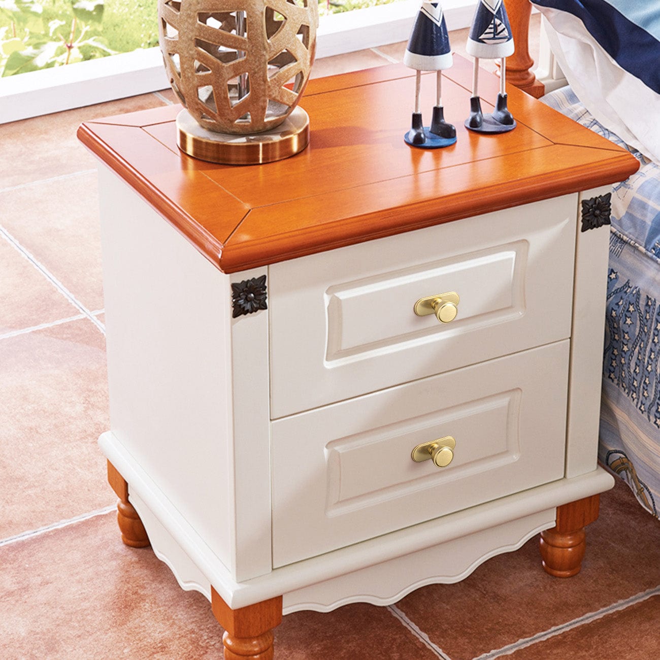 Retro Drawer Knobs for Dresser Cupboard Solid Zinc Alloy Single Hole Cabinet Hardware