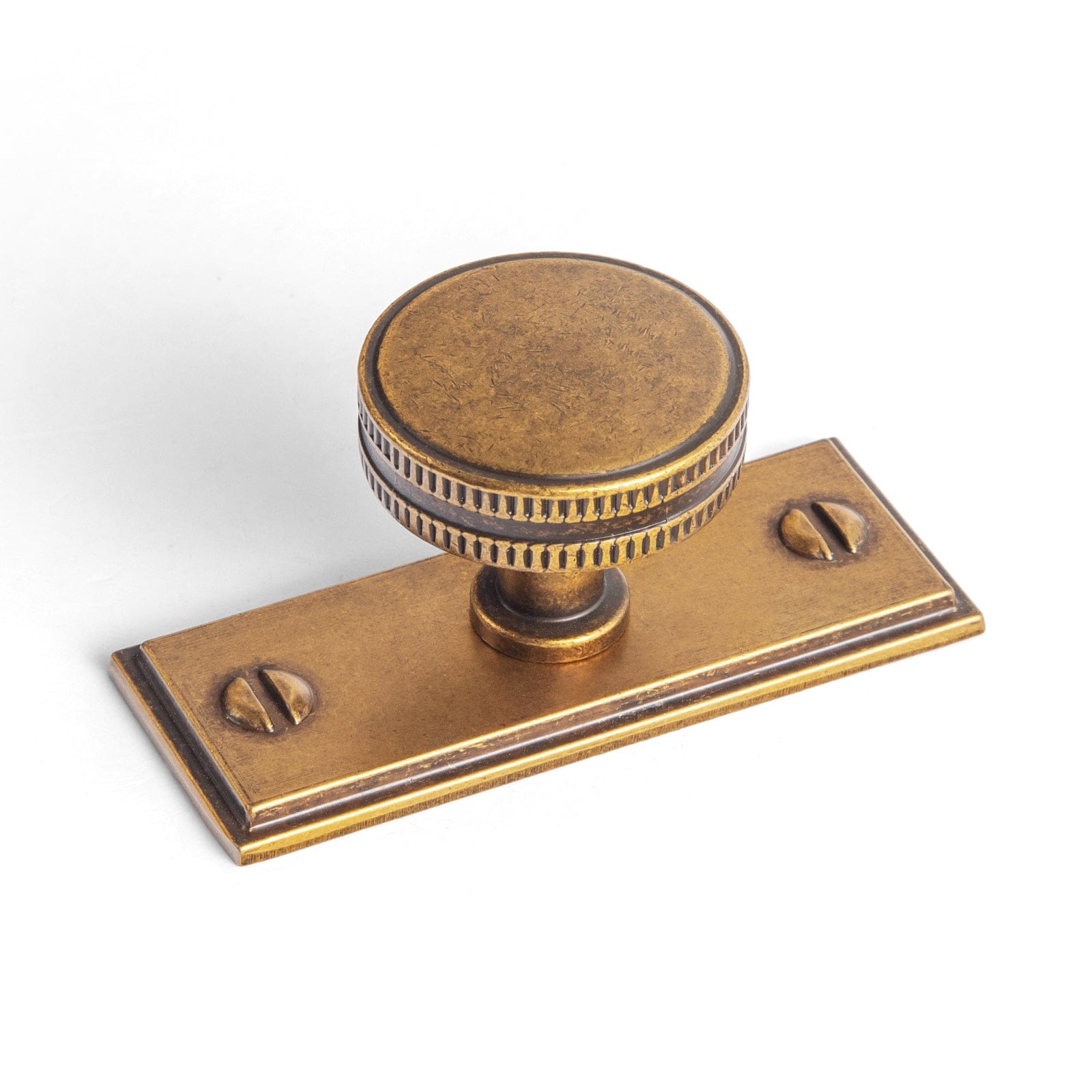 Distinctive Artistic Engravings Single Hole Round Cabinet Knob Retro Flair Kitchen Hardware